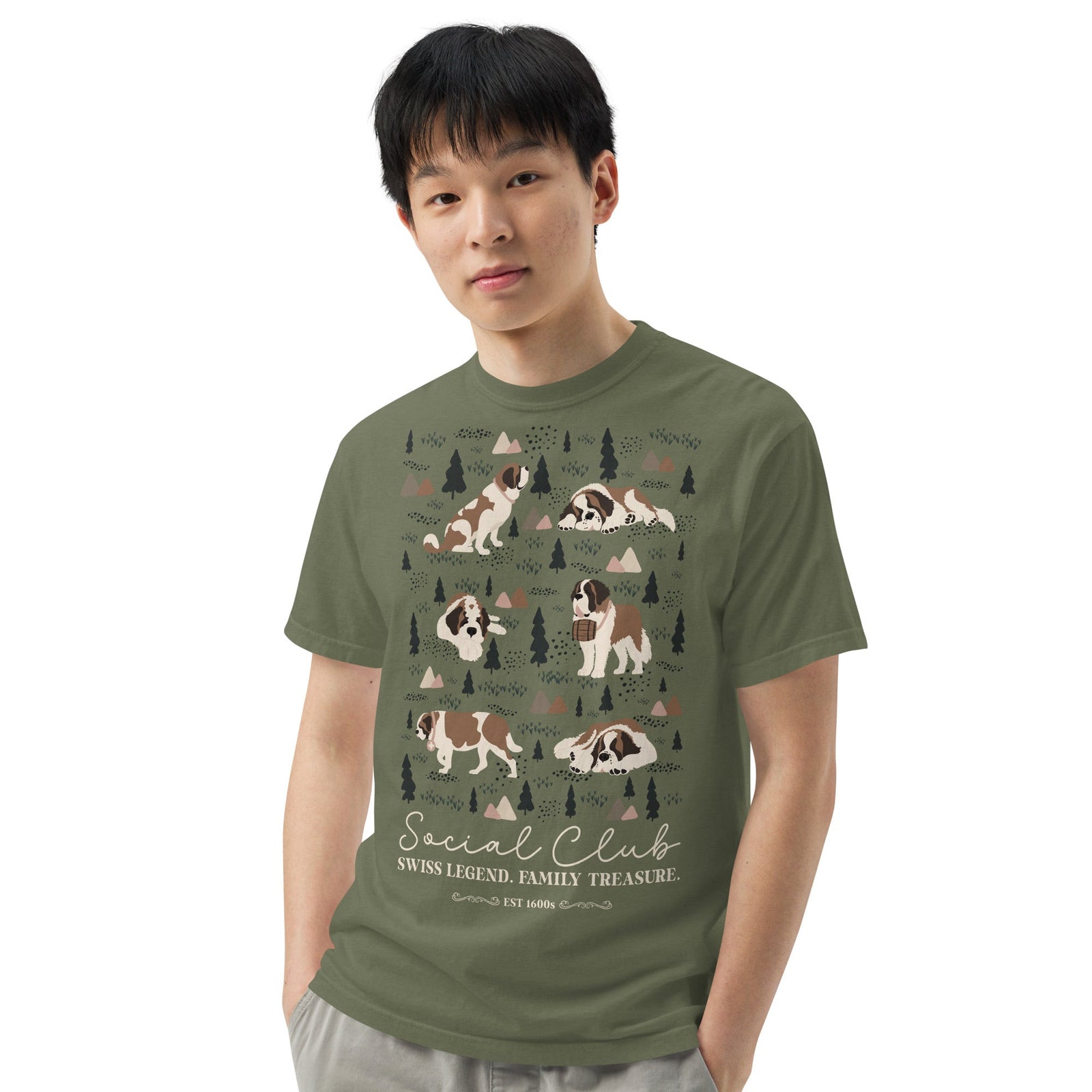 Saint Bernard Social Club T-Shirt - Lucy + Norman