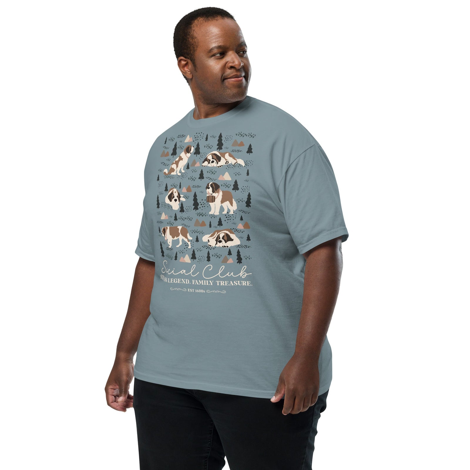 Saint Bernard Social Club T-Shirt - Lucy + Norman