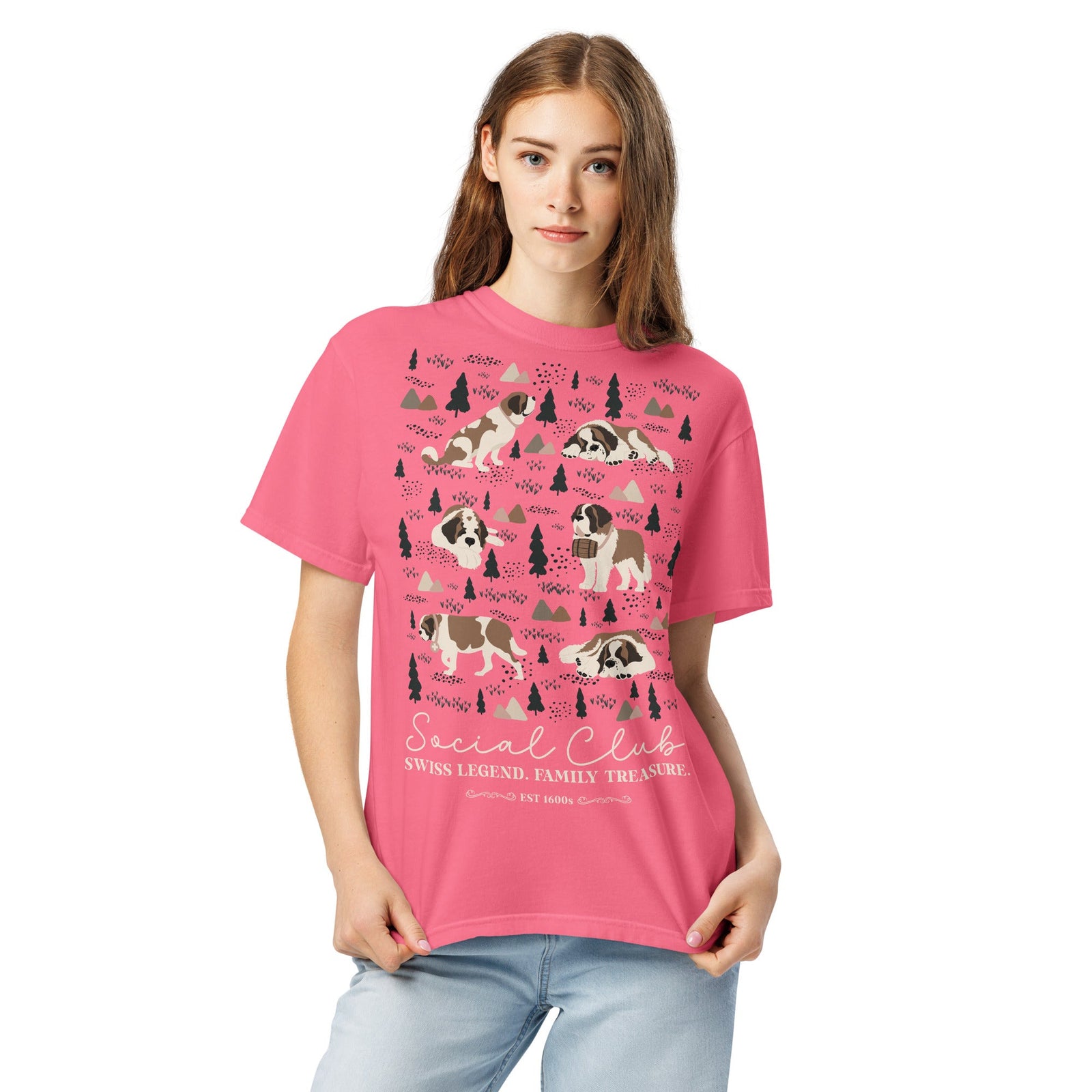 Saint Bernard Social Club T-Shirt - Lucy + Norman