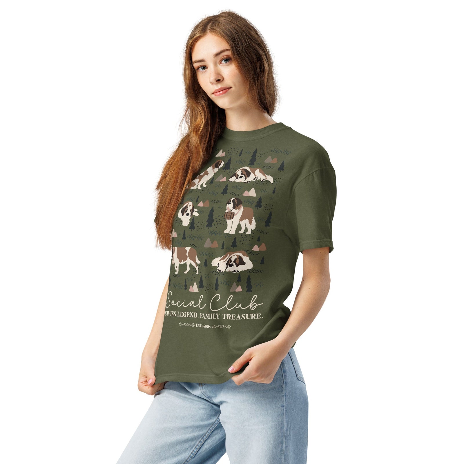 Saint Bernard Social Club T-shirt - Darks - Lucy + Norman
