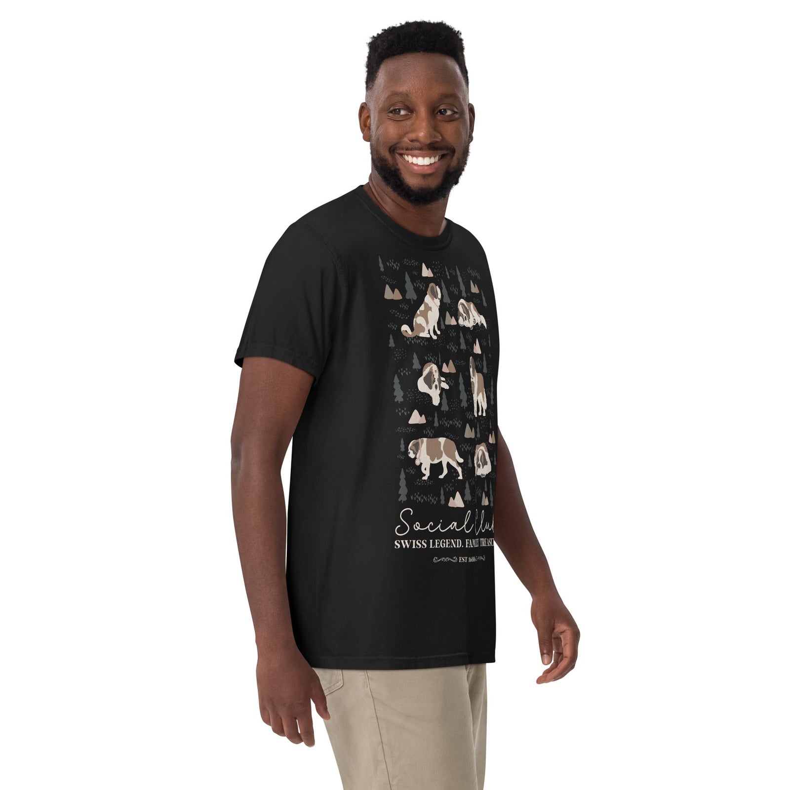 Saint Bernard Social Club T-shirt - Darks - Lucy + Norman
