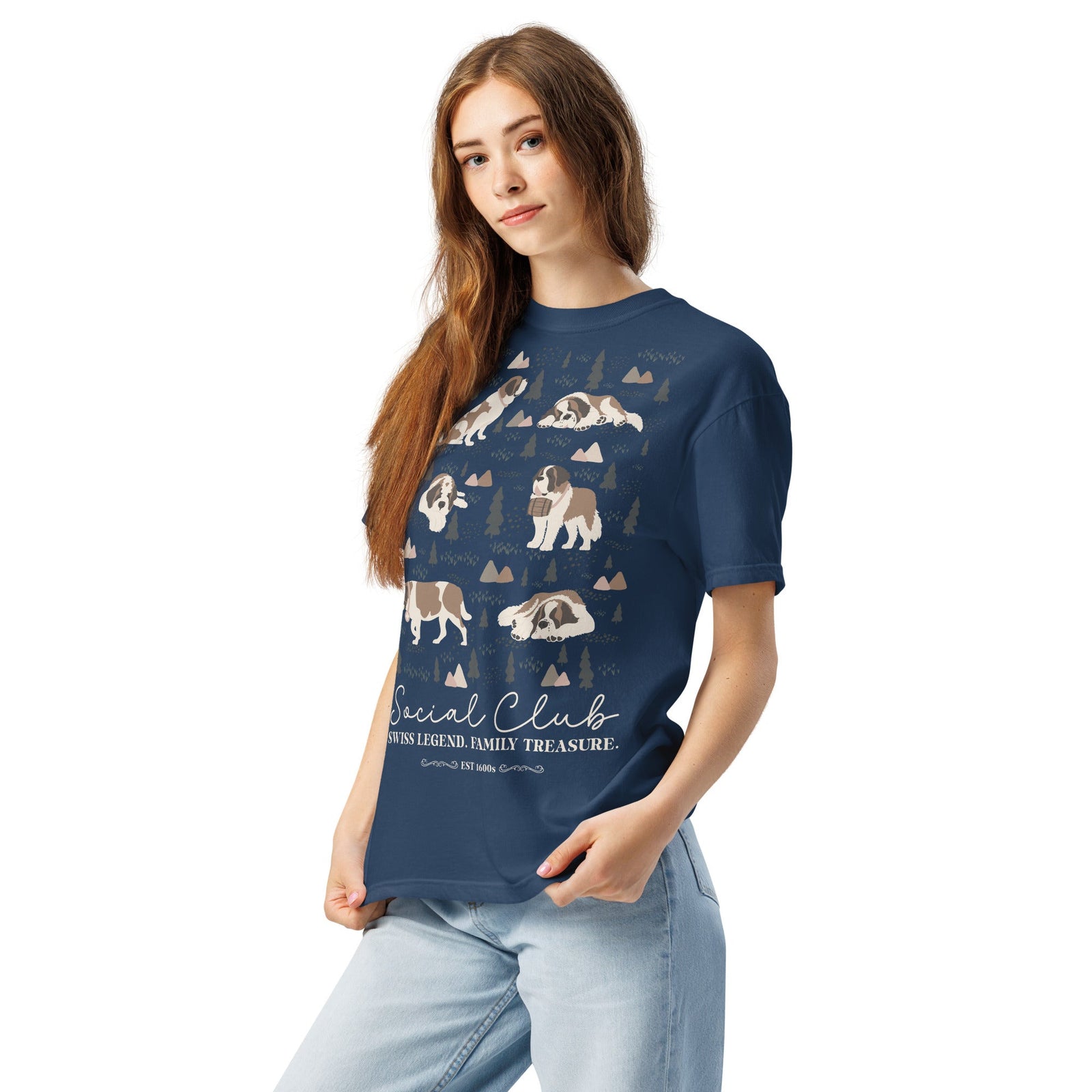 Saint Bernard Social Club T-shirt - Darks - Lucy + Norman