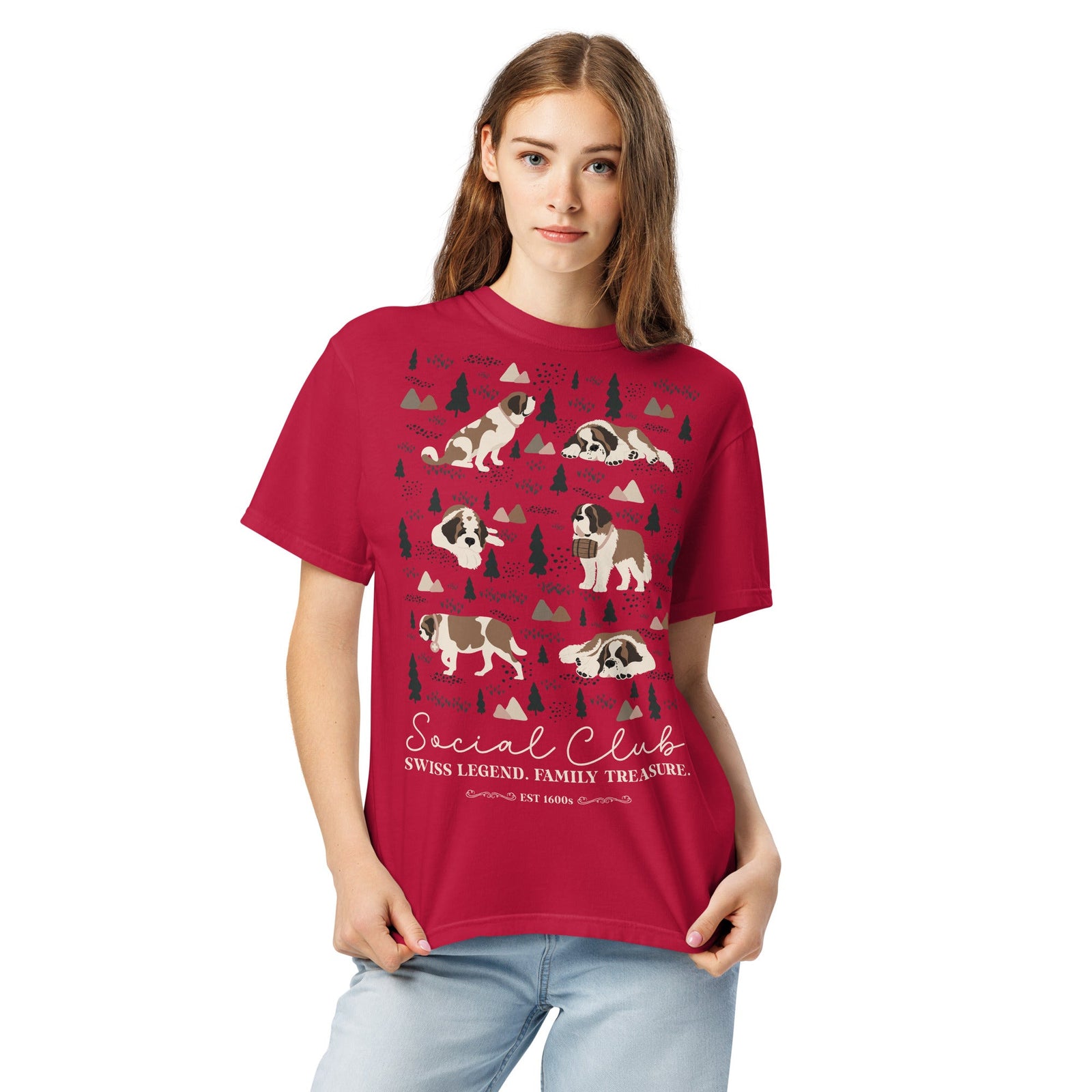 Saint Bernard Social Club T-shirt - Darks - Lucy + Norman