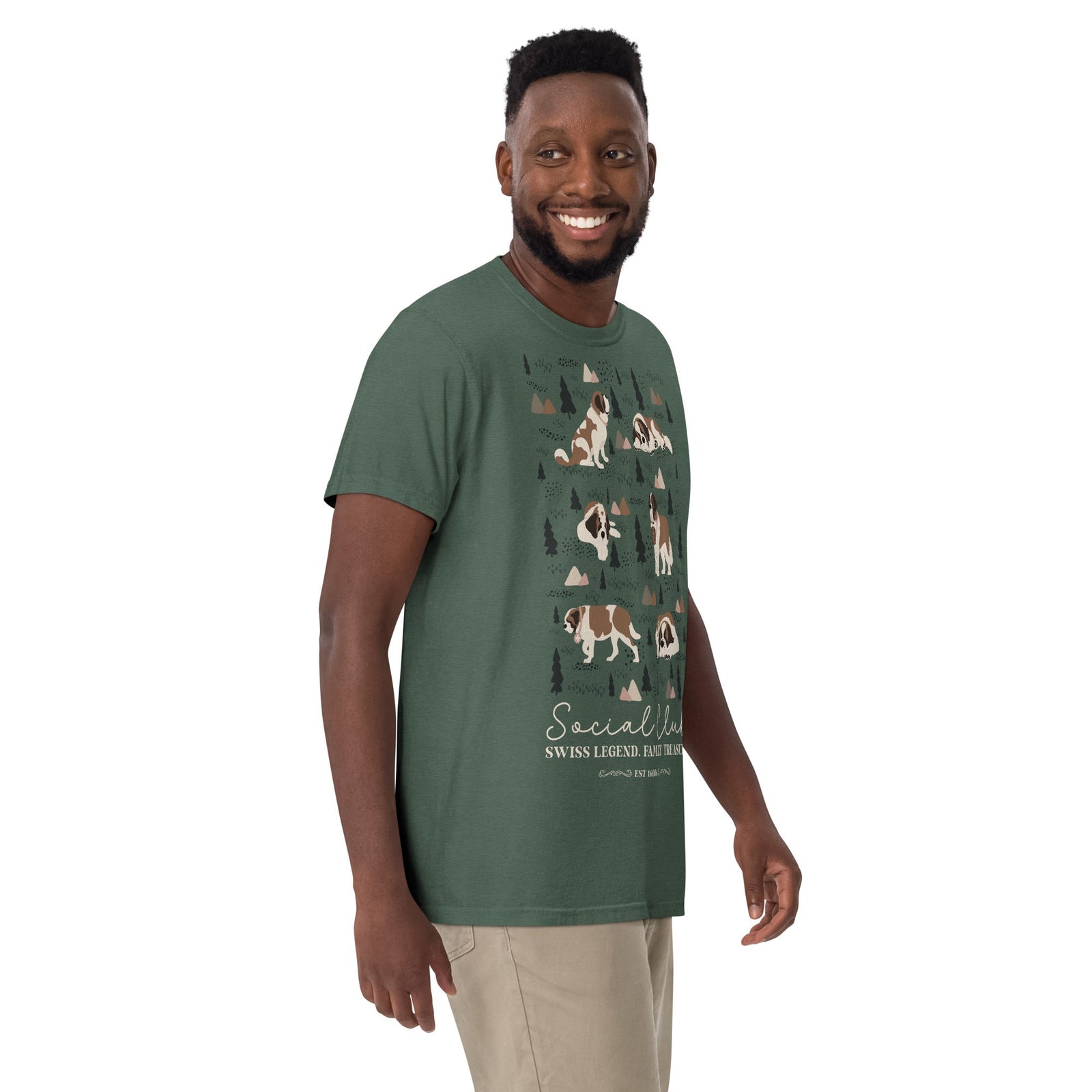 Saint Bernard Social Club T-shirt - Darks - Lucy + Norman