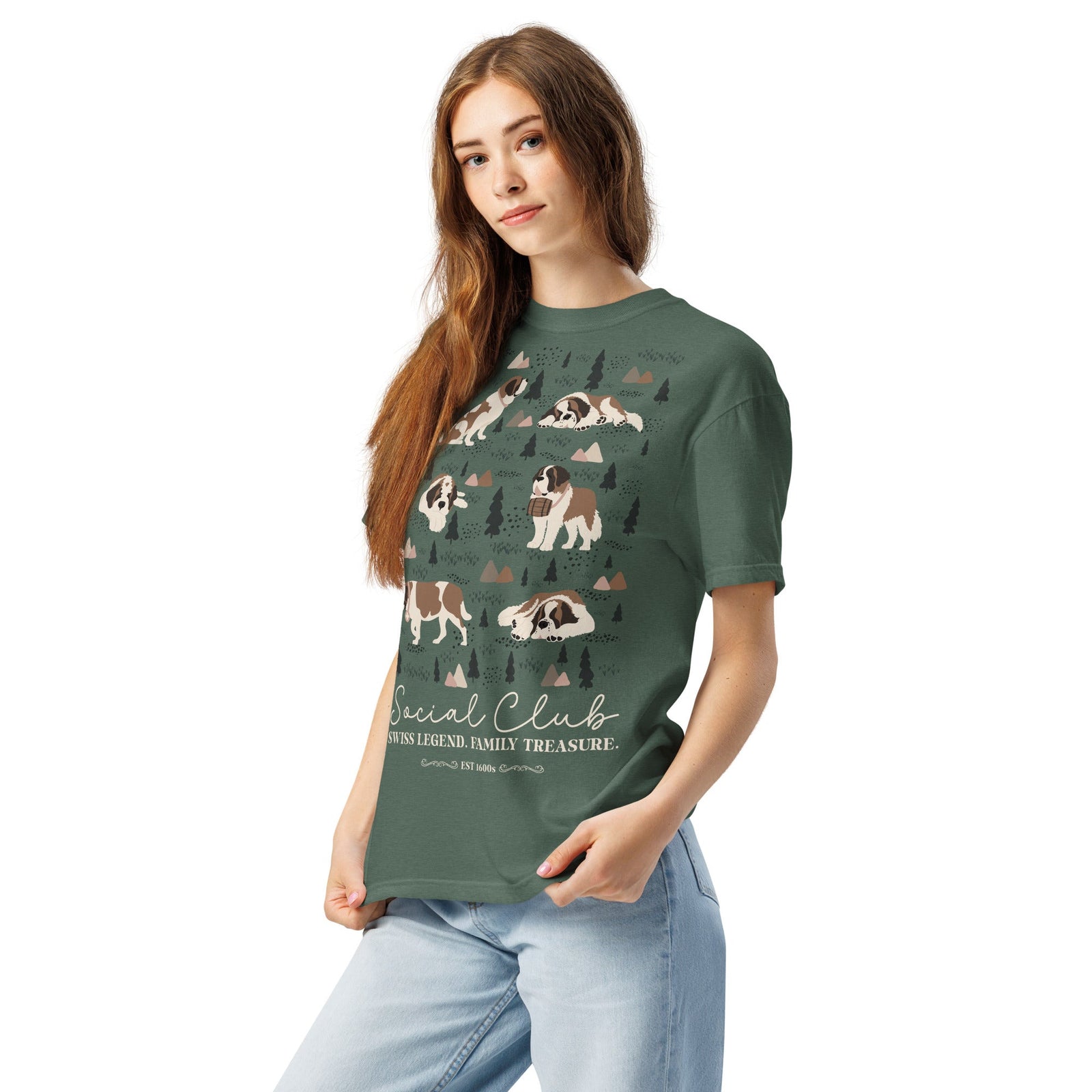 Saint Bernard Social Club T-shirt - Darks - Lucy + Norman