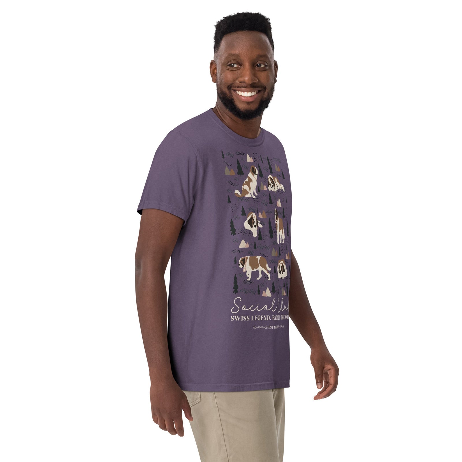 Saint Bernard Social Club T-shirt - Darks - Lucy + Norman