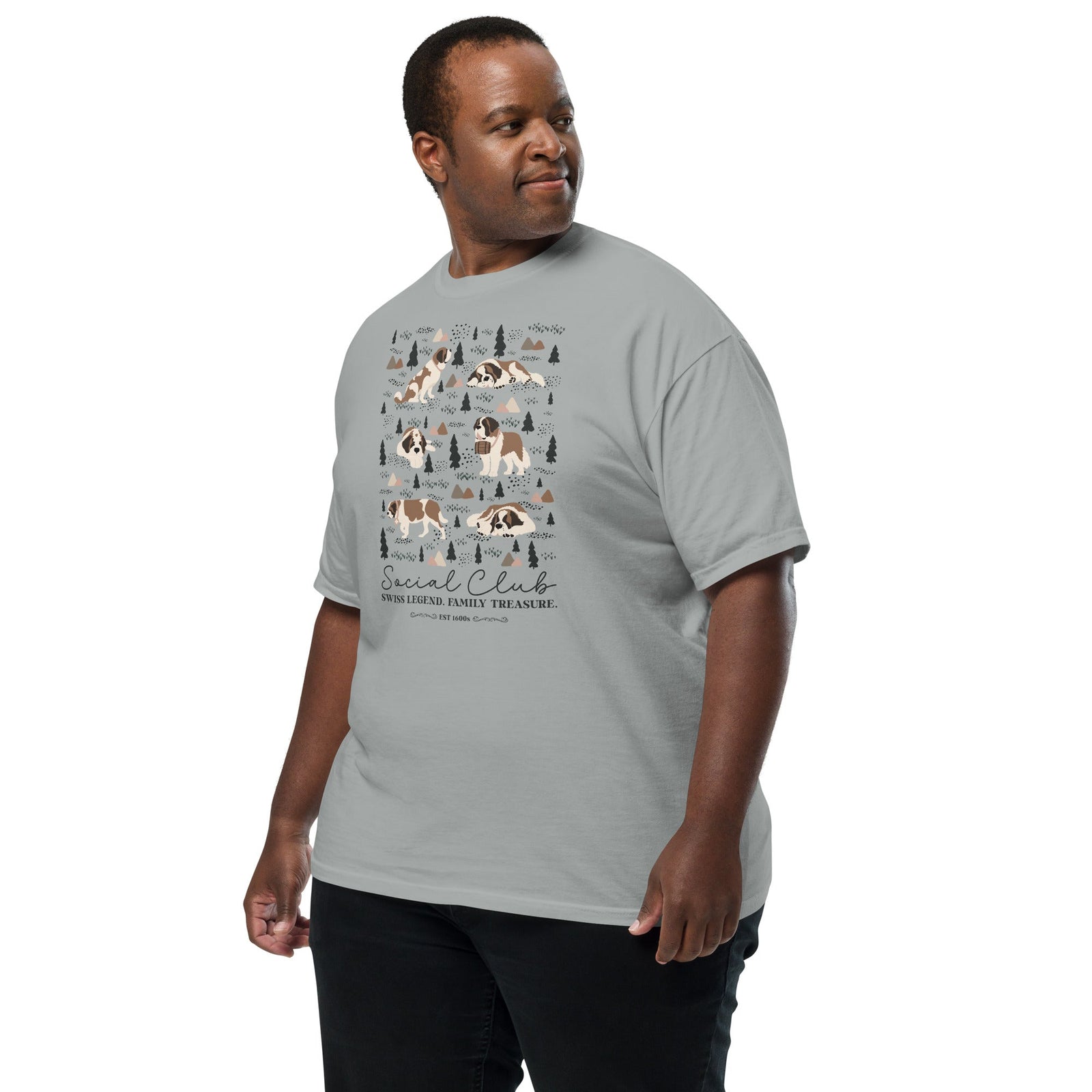 Saint Bernard Social Club T-Shirt - Lights - Lucy + Norman