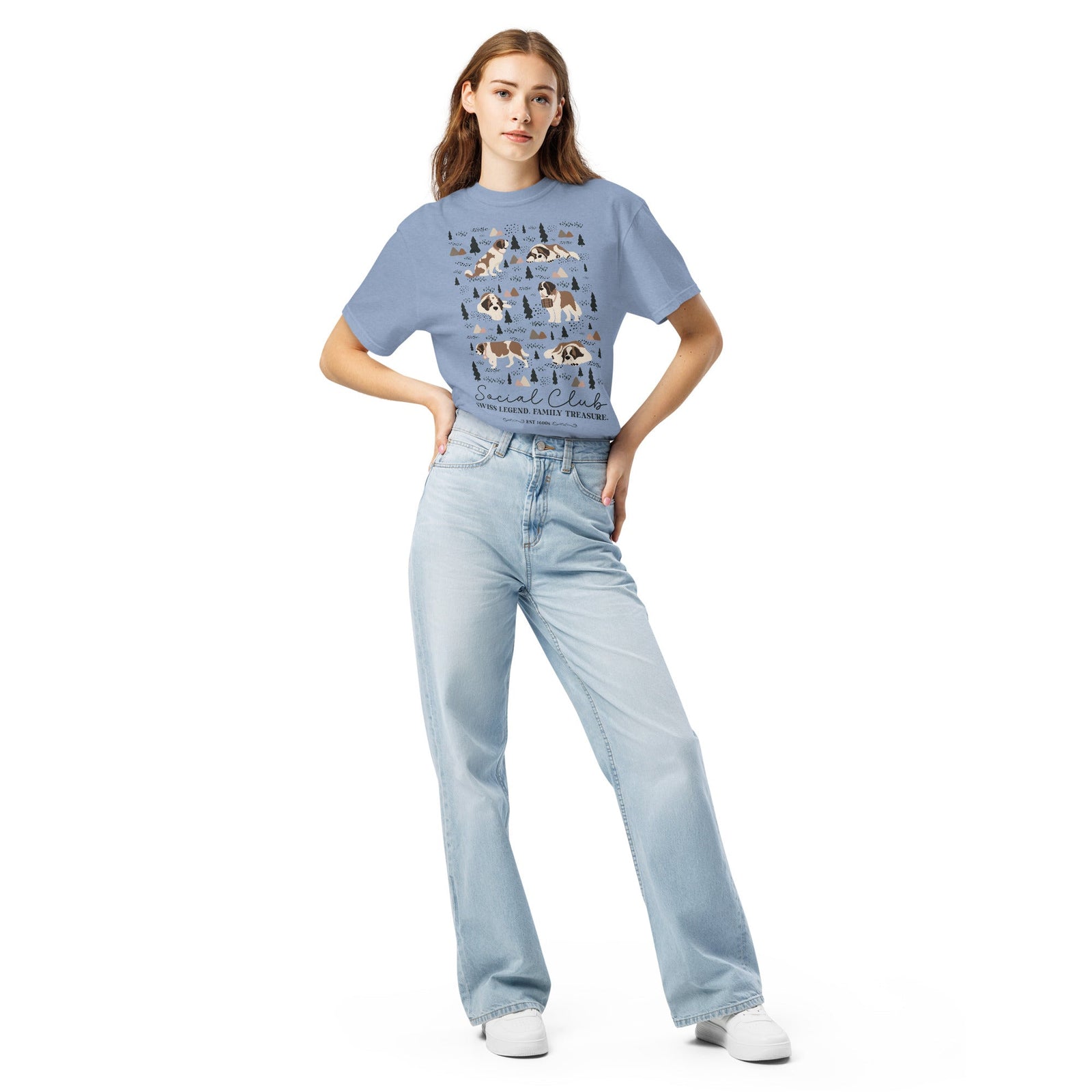 Saint Bernard Social Club T-Shirt - Lights - Lucy + Norman