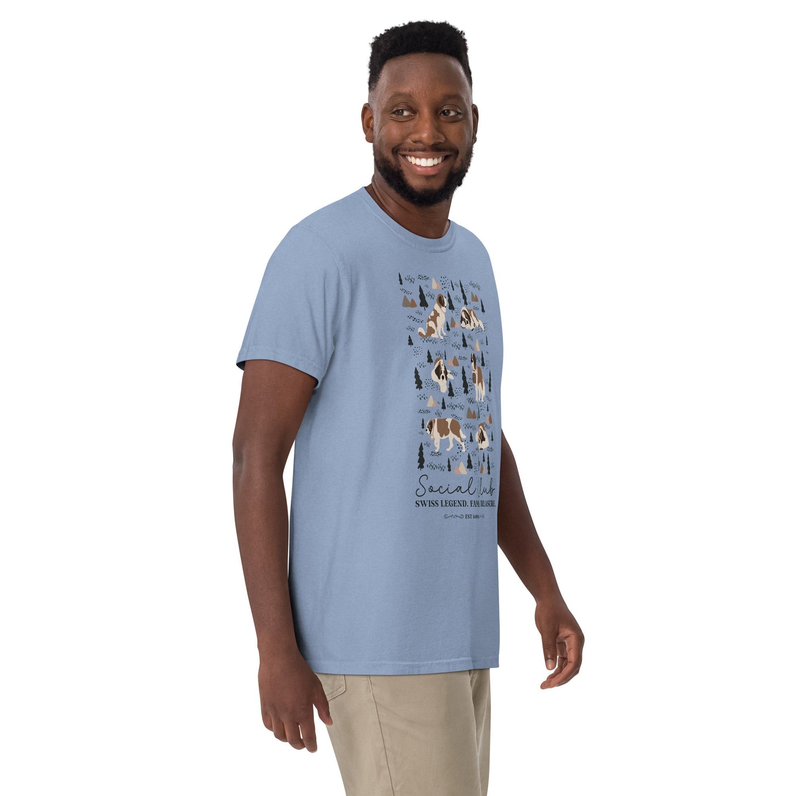 Saint Bernard Social Club T-Shirt - Lights - Lucy + Norman