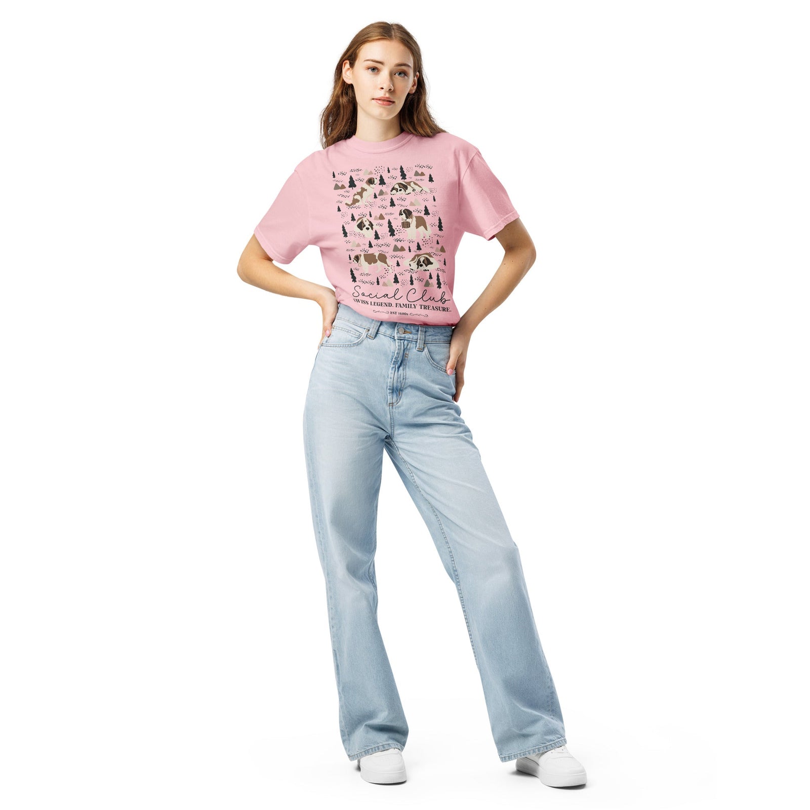 Saint Bernard Social Club T-Shirt - Lights - Lucy + Norman