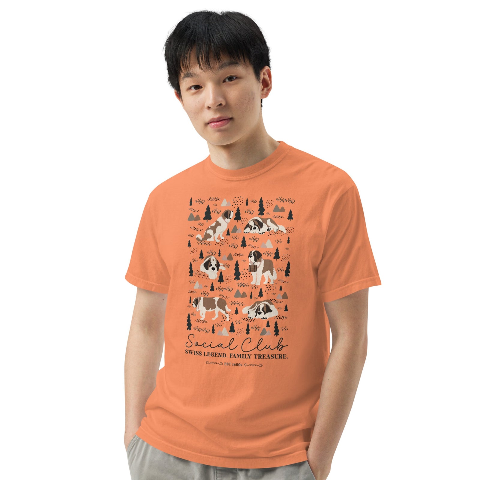 Saint Bernard Social Club T-Shirt - Lights - Lucy + Norman