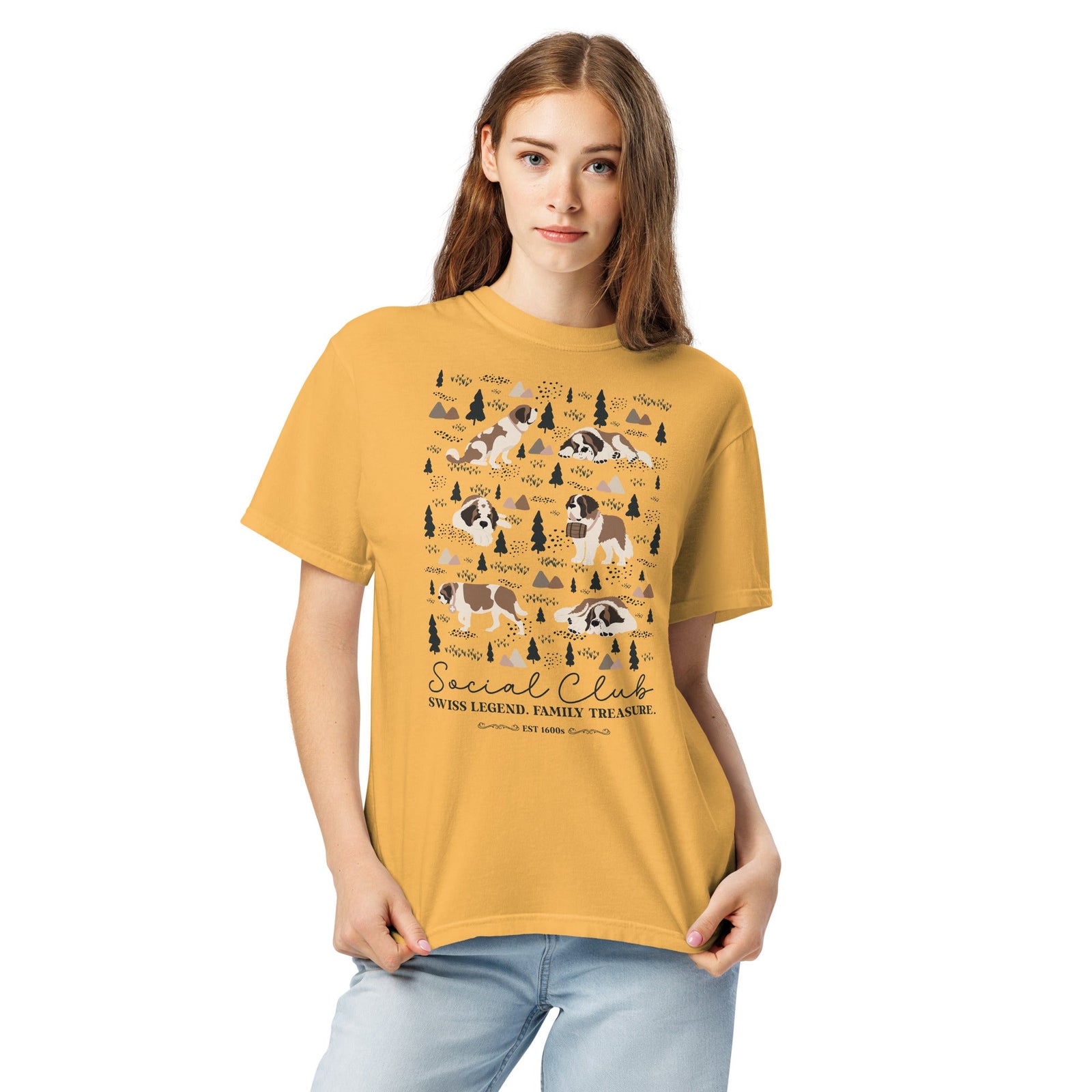 Saint Bernard Social Club T-Shirt - Lights - Lucy + Norman