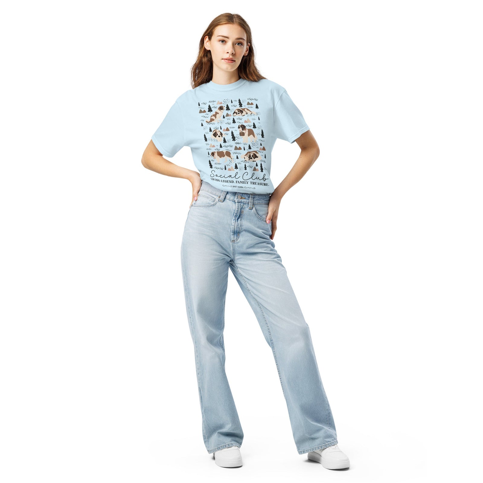 Saint Bernard Social Club T-Shirt - Lights - Lucy + Norman