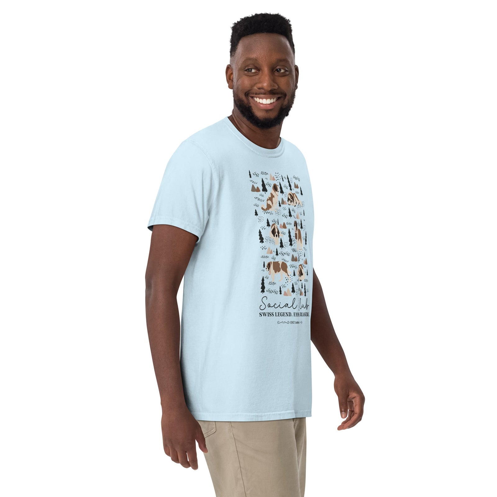 Saint Bernard Social Club T-Shirt - Lights - Lucy + Norman