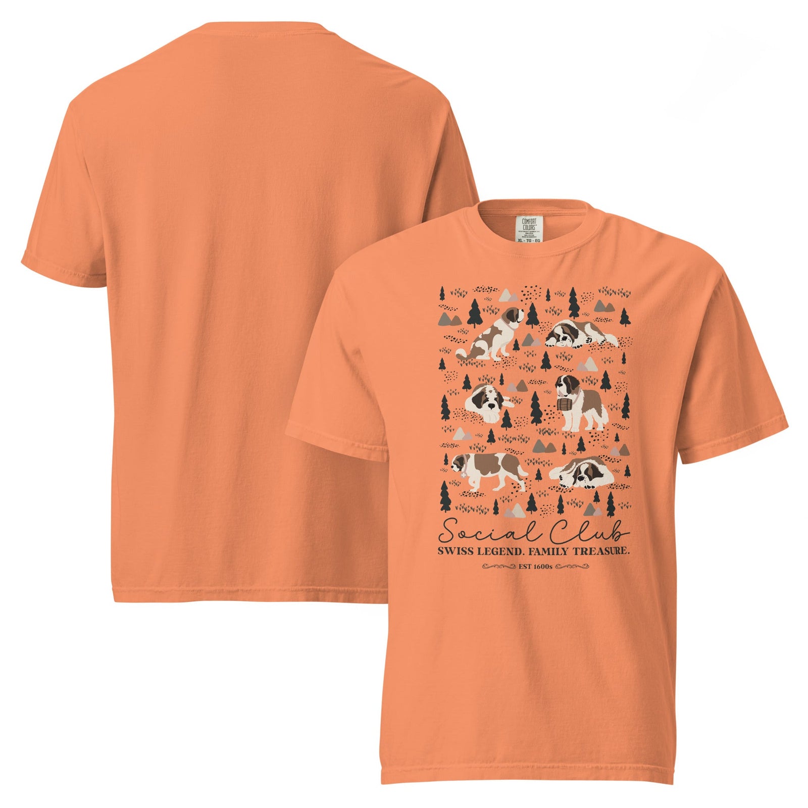 Saint Bernard Social Club T-Shirt - Lights - Lucy + Norman