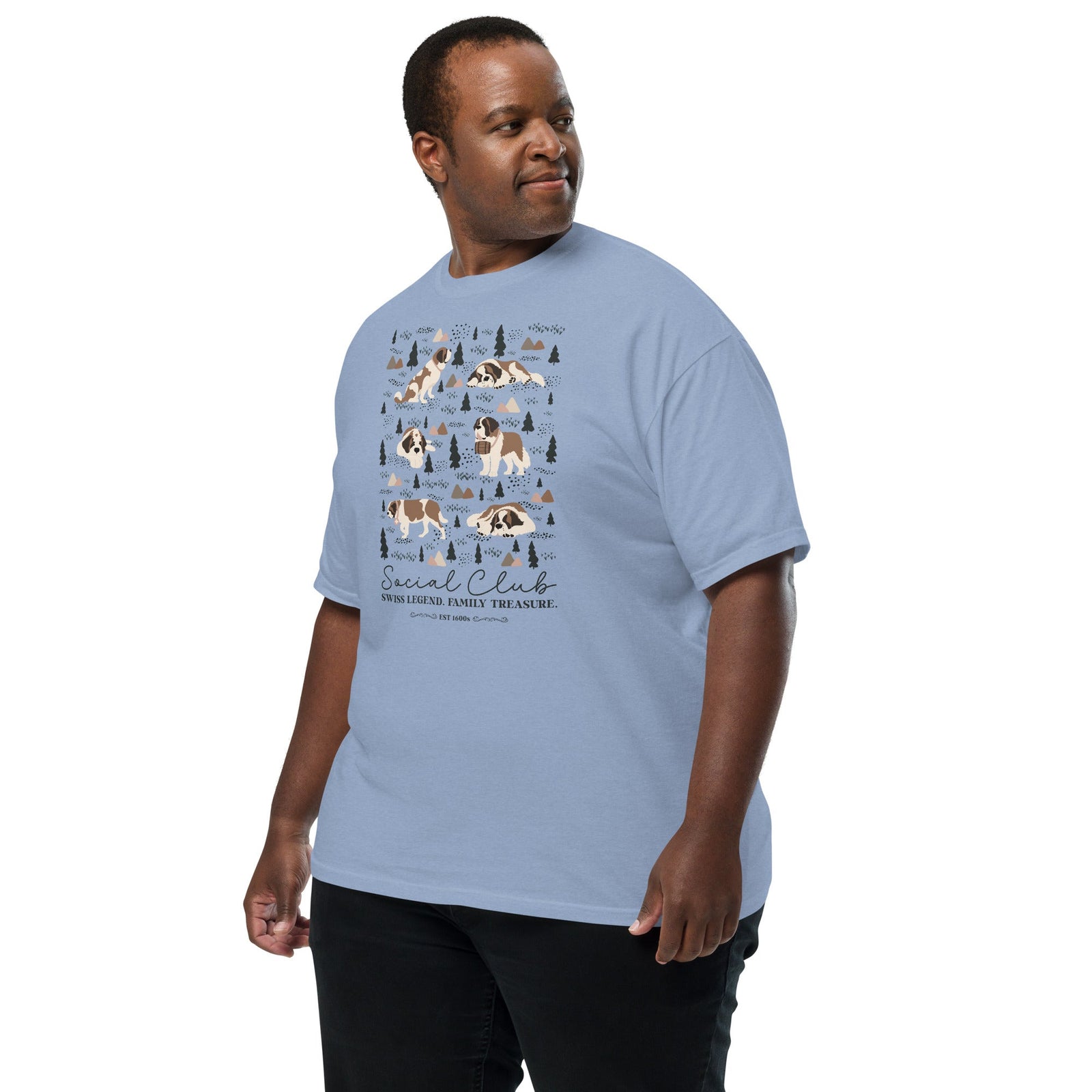 Saint Bernard Social Club T-Shirt - Lights - Lucy + Norman
