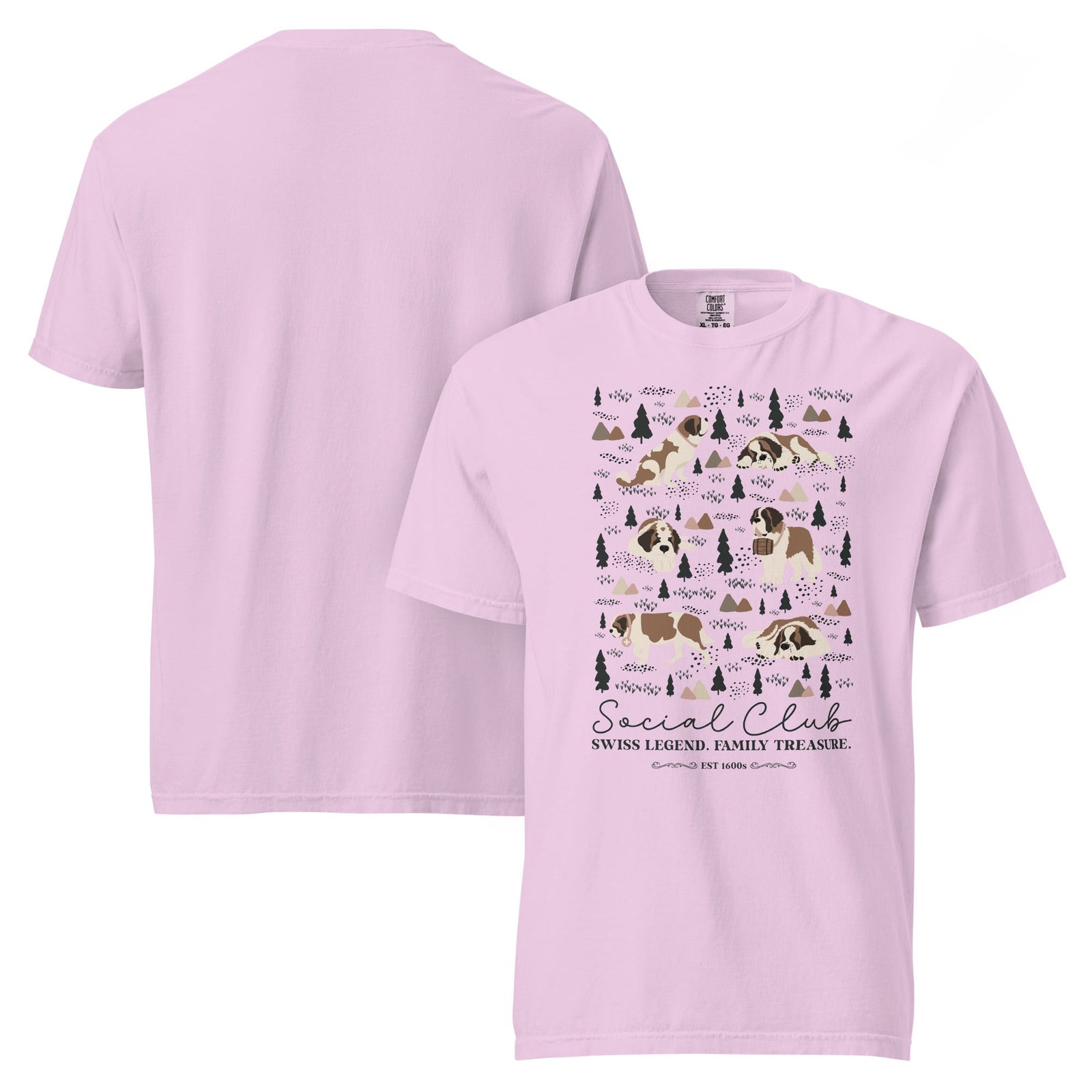 Saint Bernard Social Club T-Shirt - Lights - Lucy + Norman