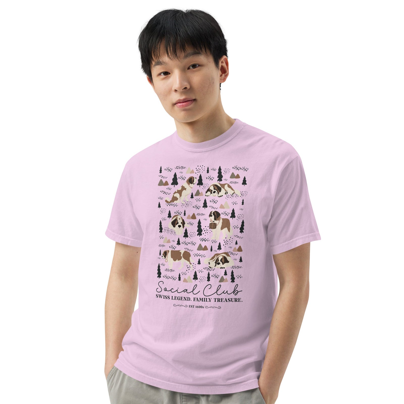 Saint Bernard Social Club T-Shirt - Lights - Lucy + Norman