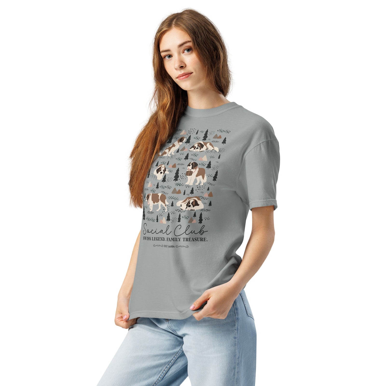 Saint Bernard Social Club T-Shirt - Lights - Lucy + Norman