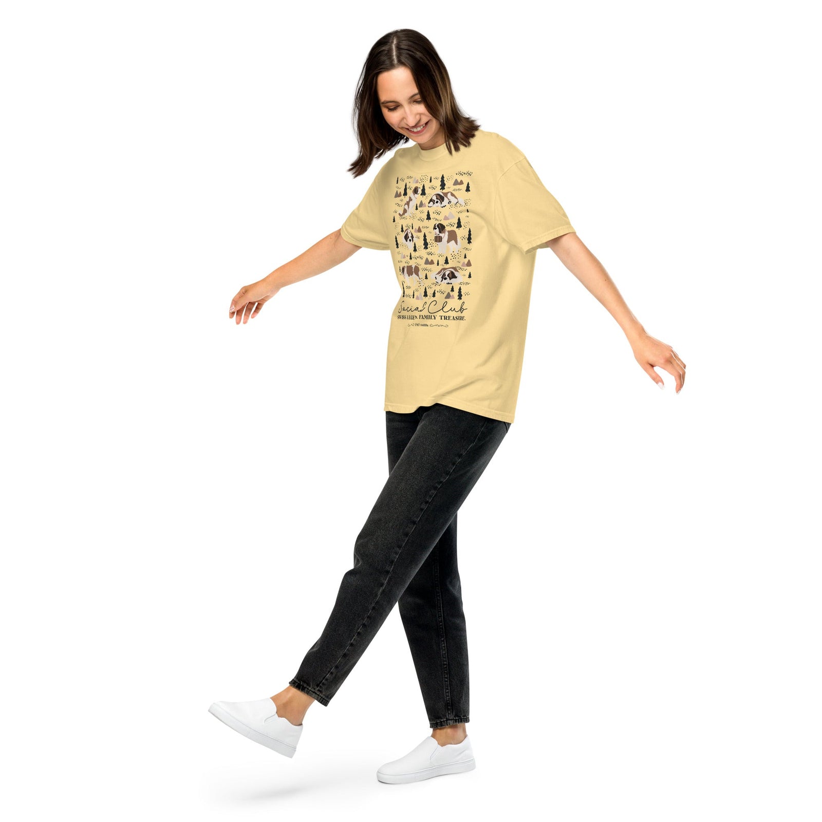 Saint Bernard Social Club T-Shirt - Lights - Lucy + Norman