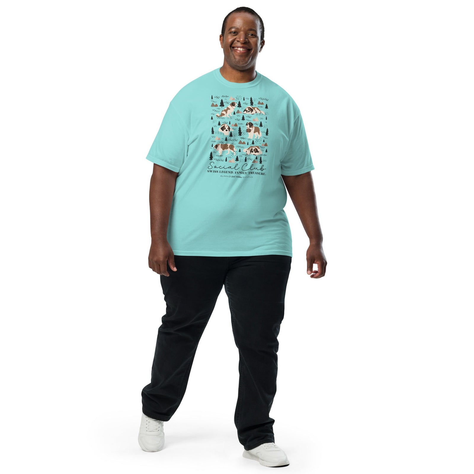 Saint Bernard Social Club T-Shirt - Lights - Lucy + Norman