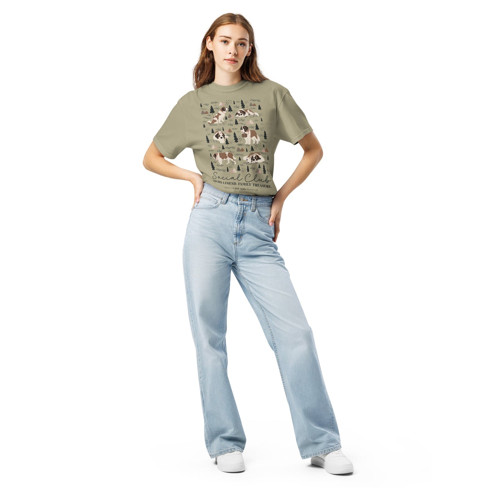 Saint Bernard Social Club T-Shirt - Lights - Lucy + Norman