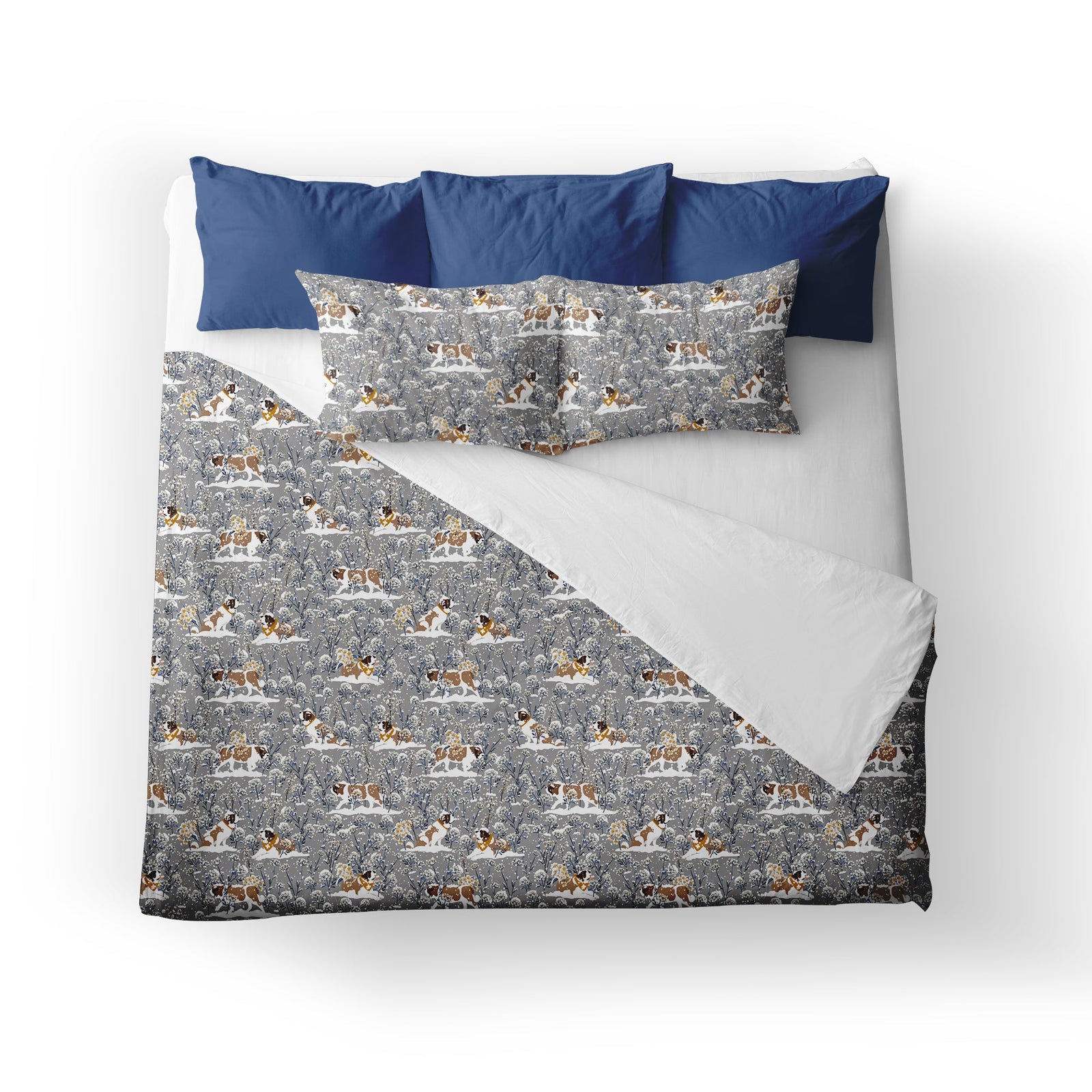 Snowflowers Duvet Cover - Lucy + Norman