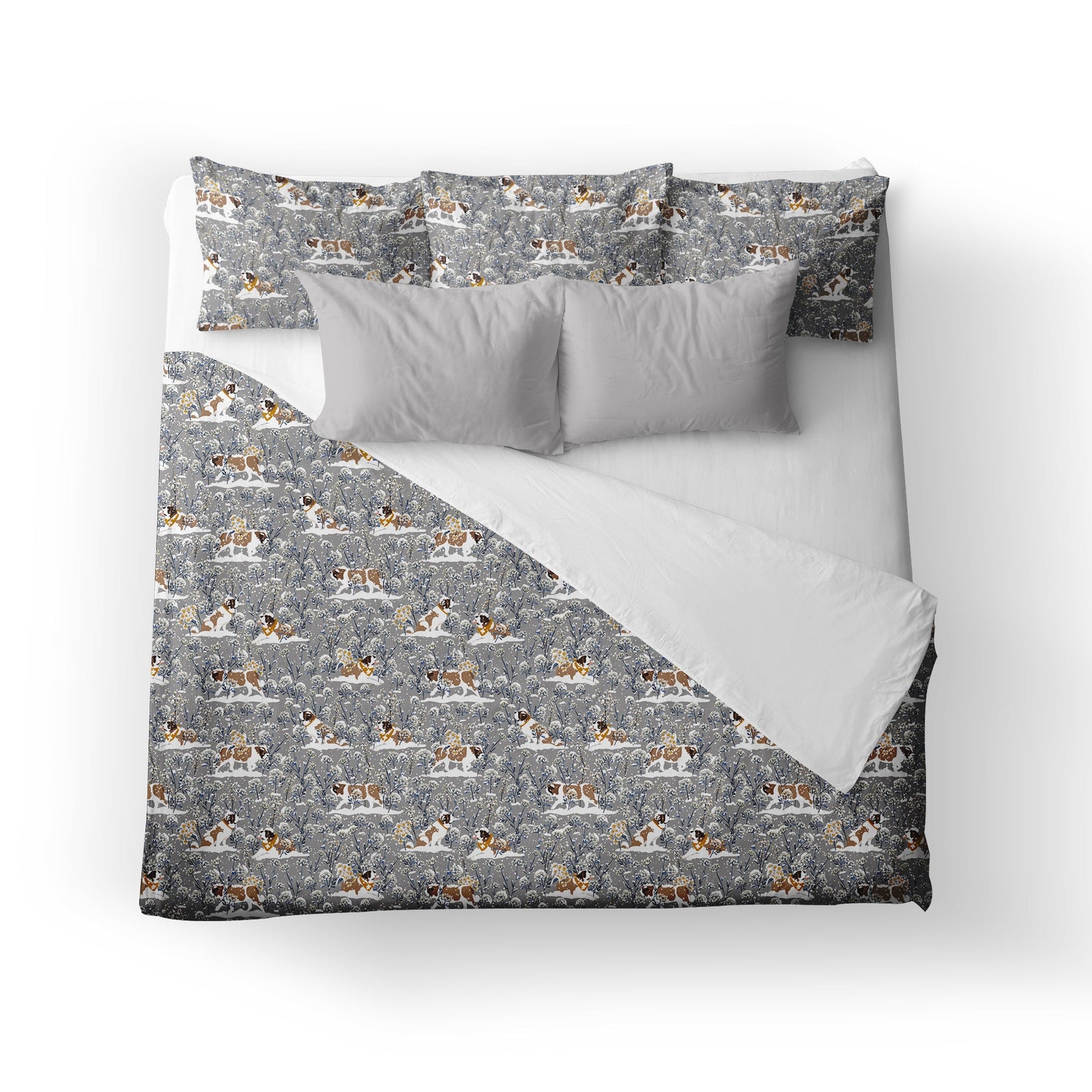 Snowflowers Duvet Cover - Lucy + Norman