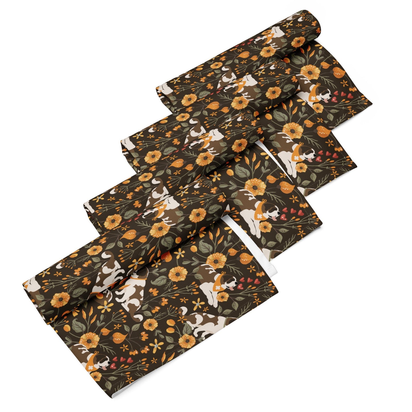 St Bernard Fall Meadow Cloth Napkin Set - Lucy + Norman