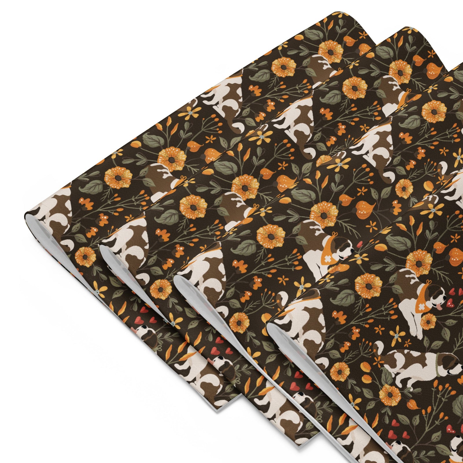 St Bernard Fall Meadow Placemat Set - Lucy + Norman
