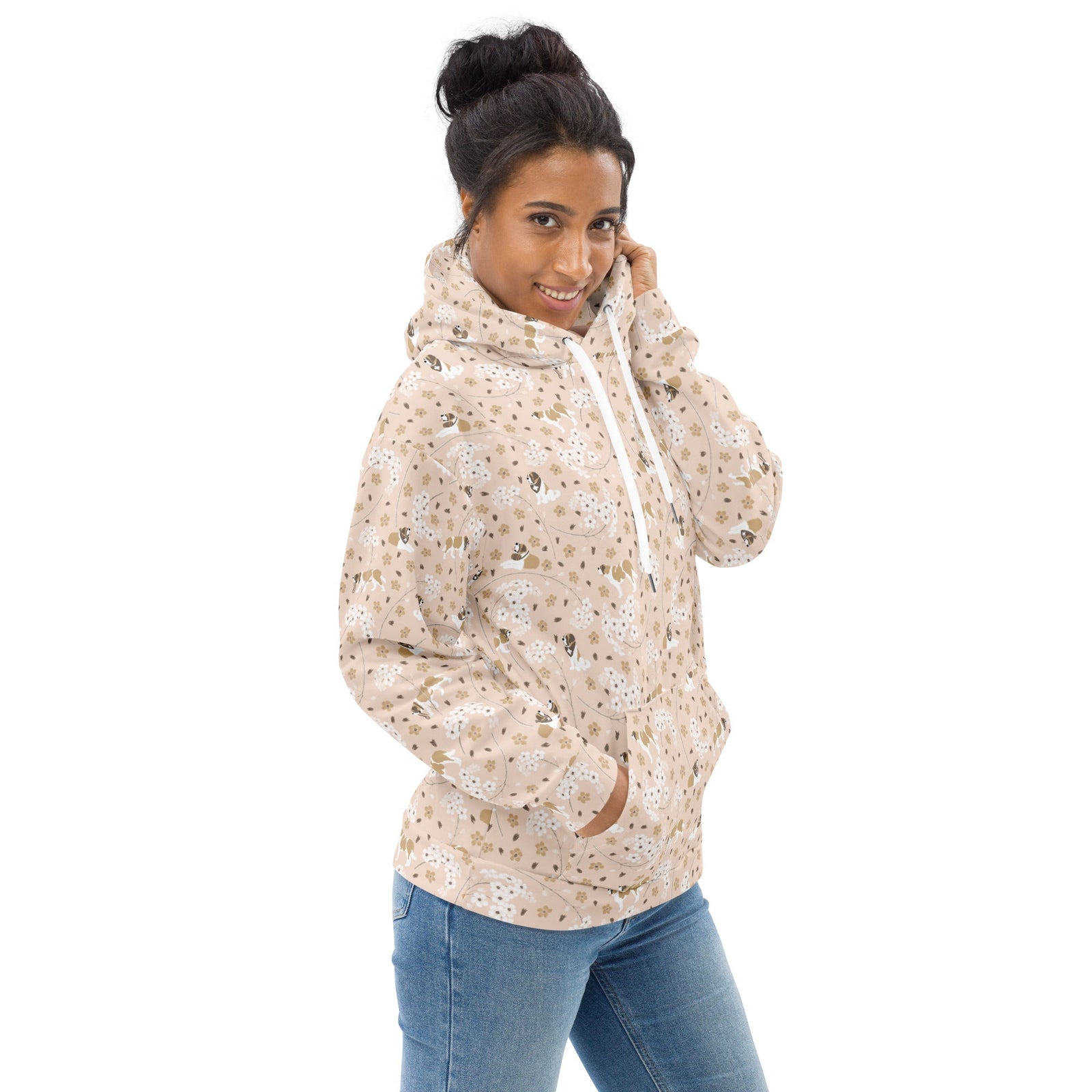 St Bernard Forget Me Not Hoodie - Lucy + Norman