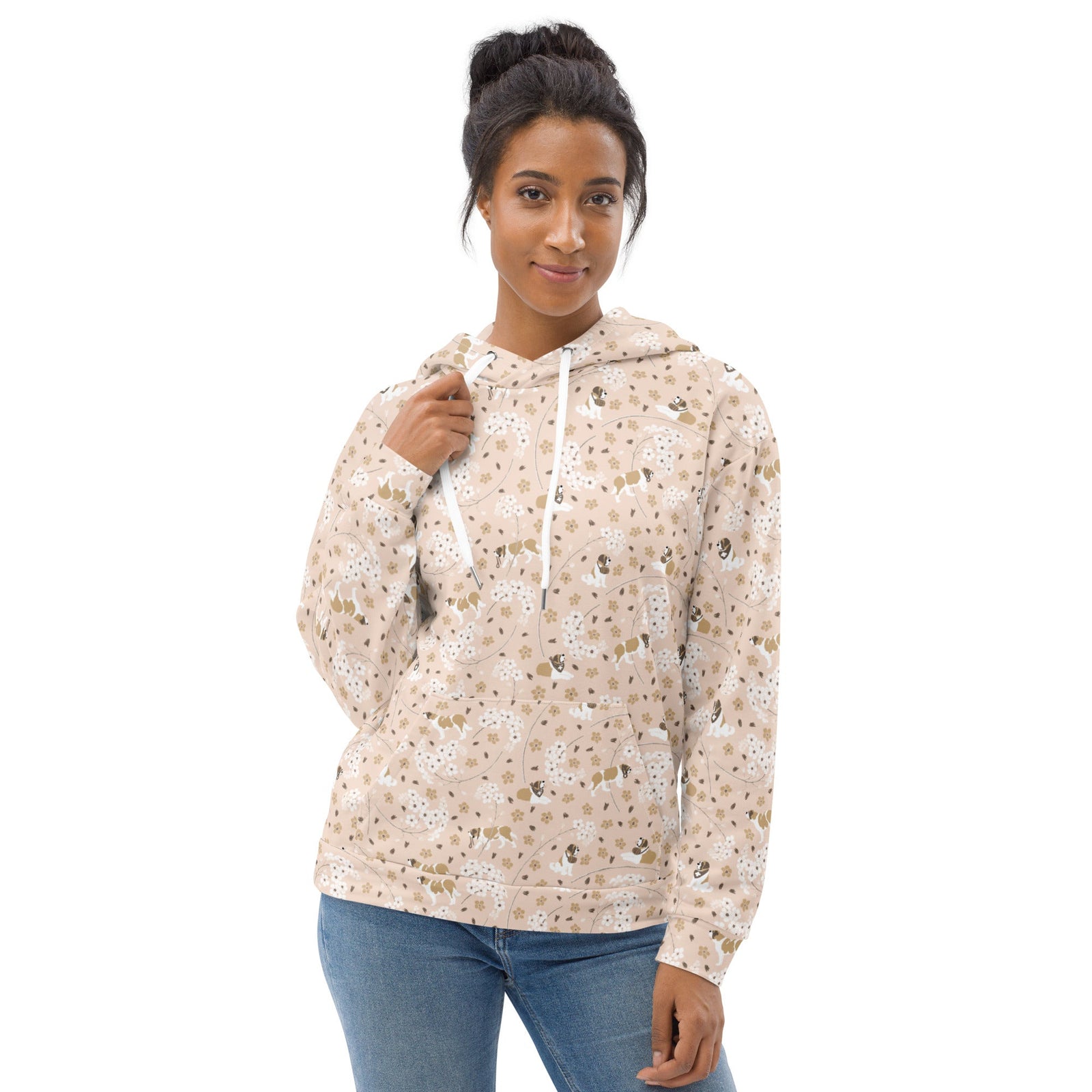 St Bernard Forget Me Not Hoodie - Lucy + Norman