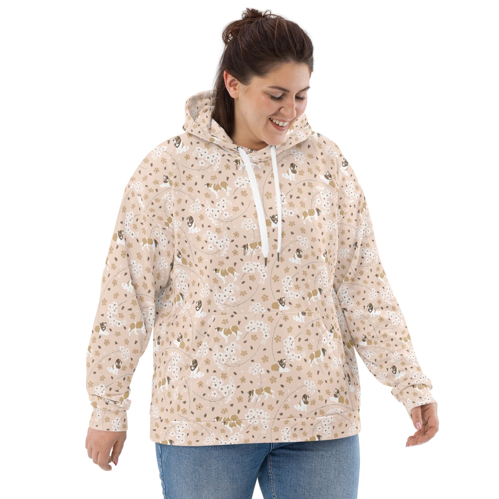 St Bernard Forget Me Not Hoodie - Lucy + Norman