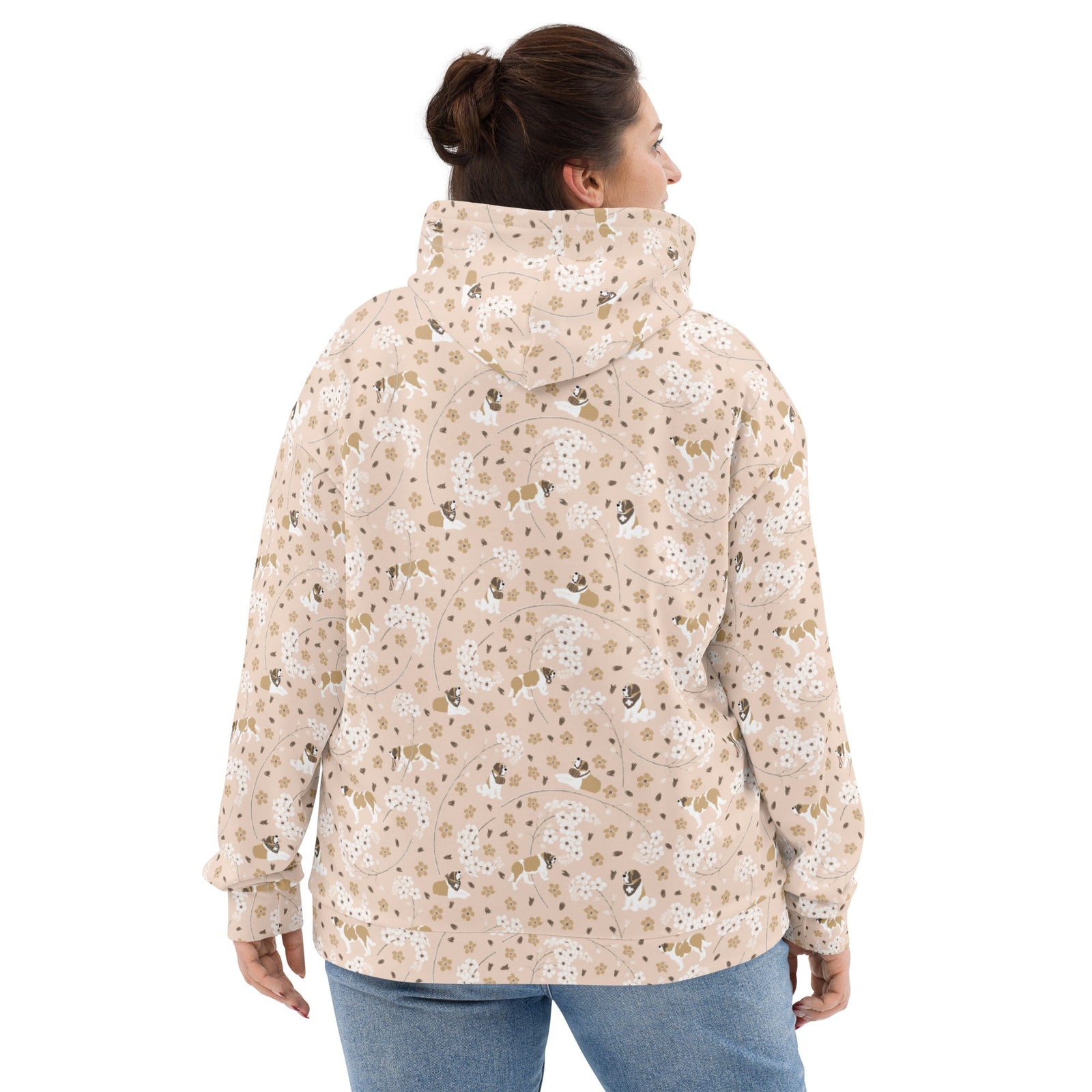 St Bernard Forget Me Not Hoodie - Lucy + Norman