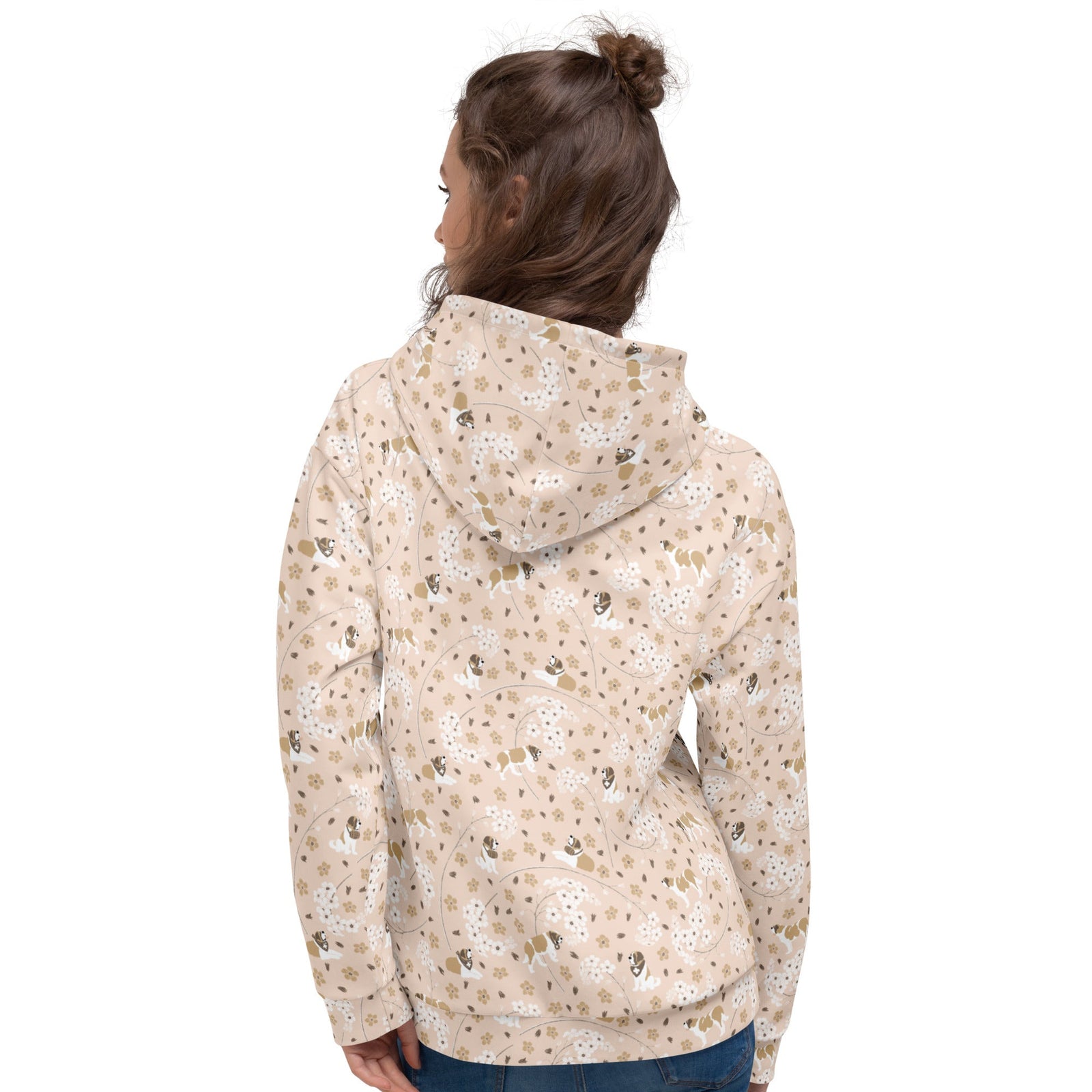 St Bernard Forget Me Not Hoodie - Lucy + Norman