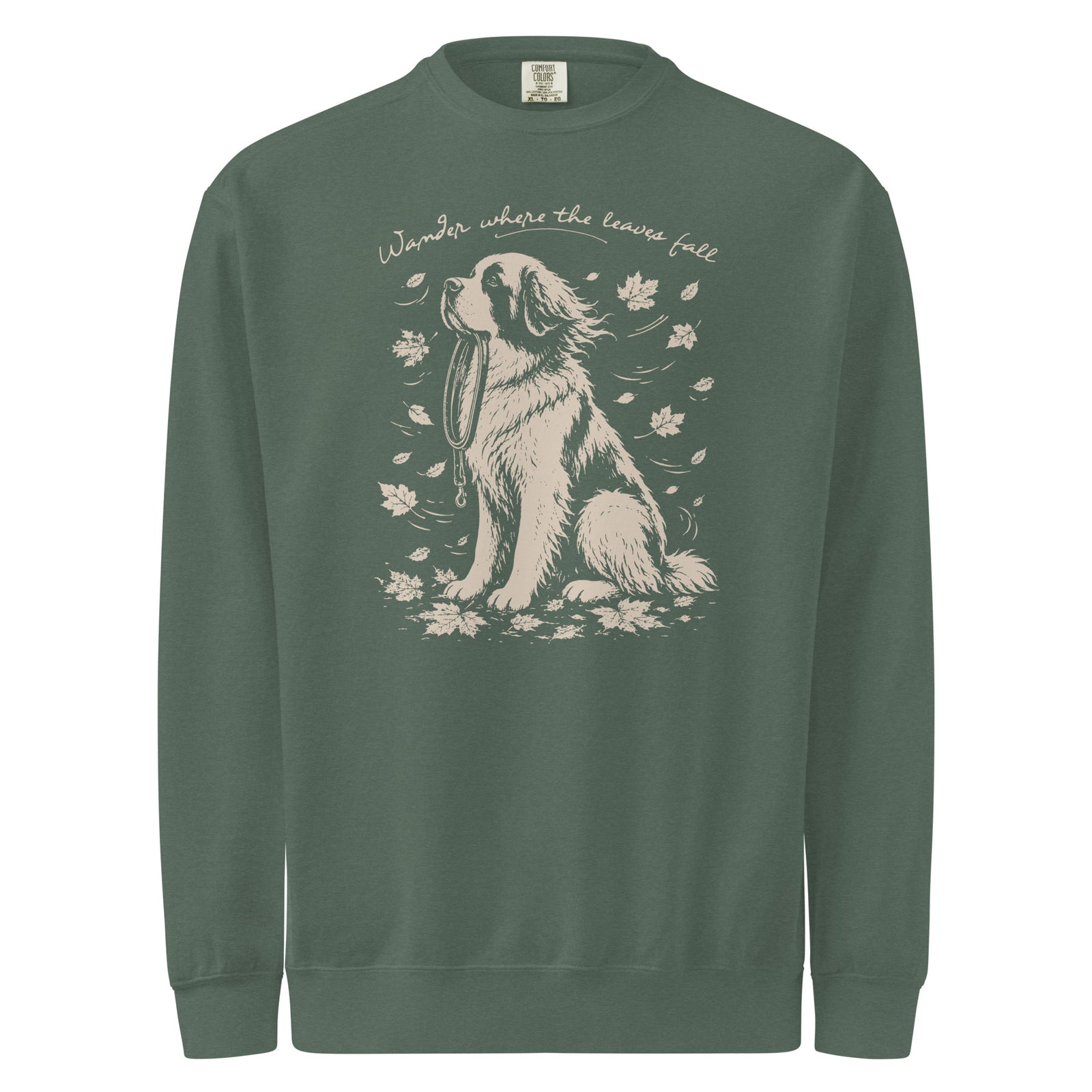 Wander Where the Leaves Fall Comfort Colors® Sweatshirt