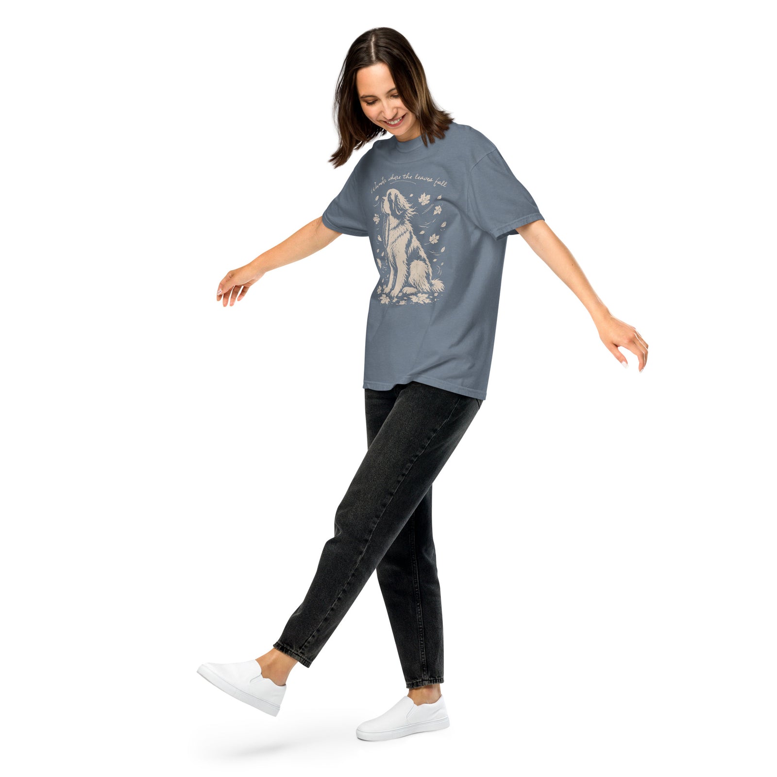 Wander Where the Leaves Fall Heavyweight T-shirt