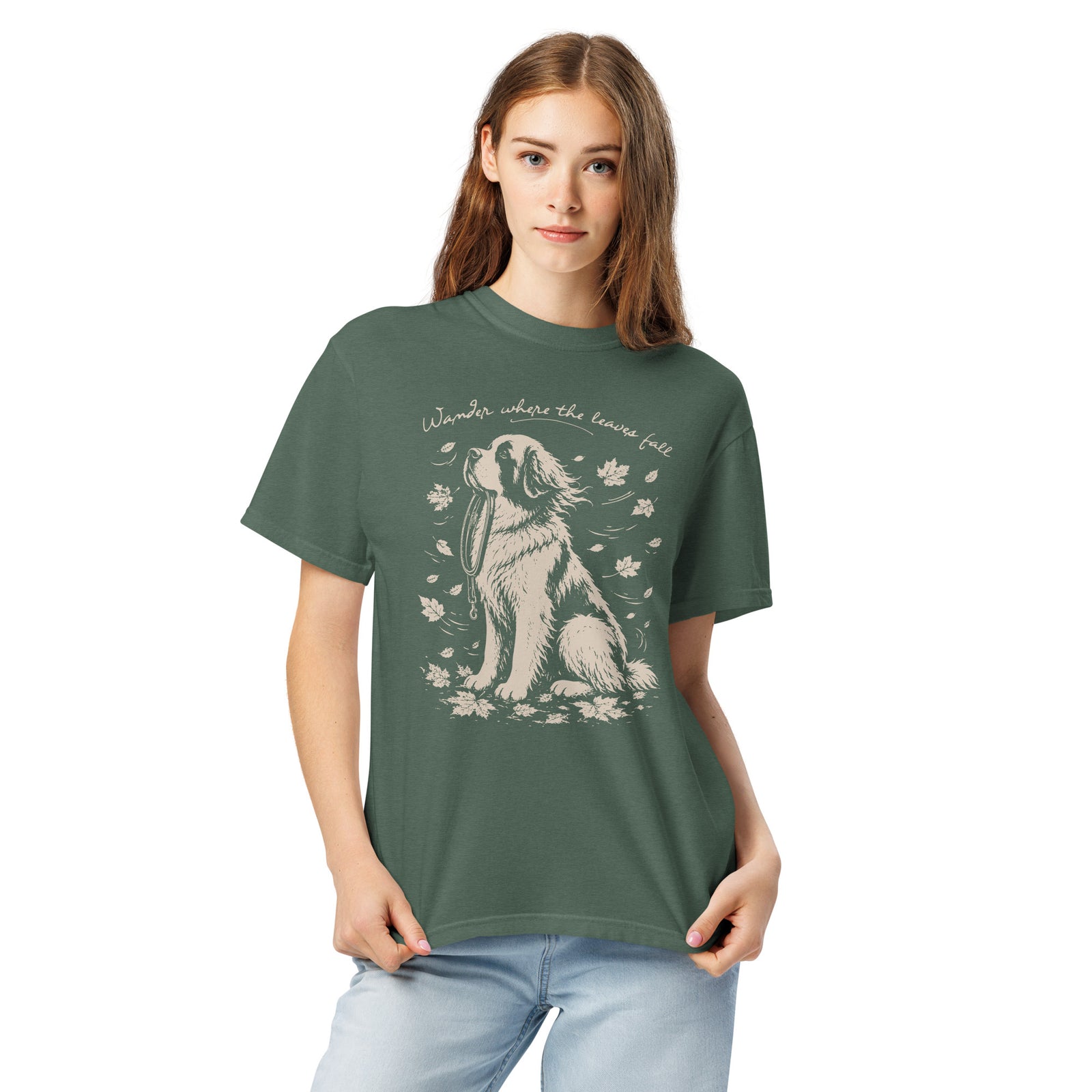 Wander Where the Leaves Fall Heavyweight T-shirt