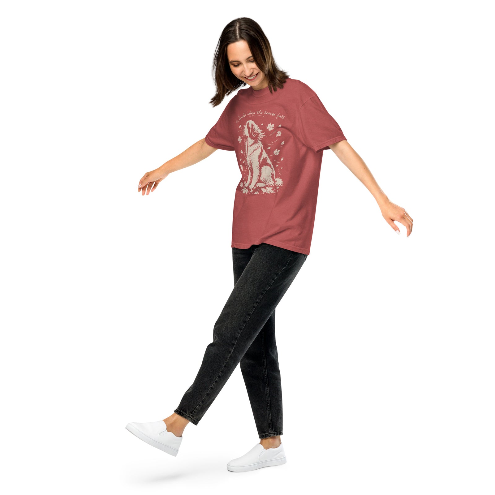 Wander Where the Leaves Fall Heavyweight T-shirt