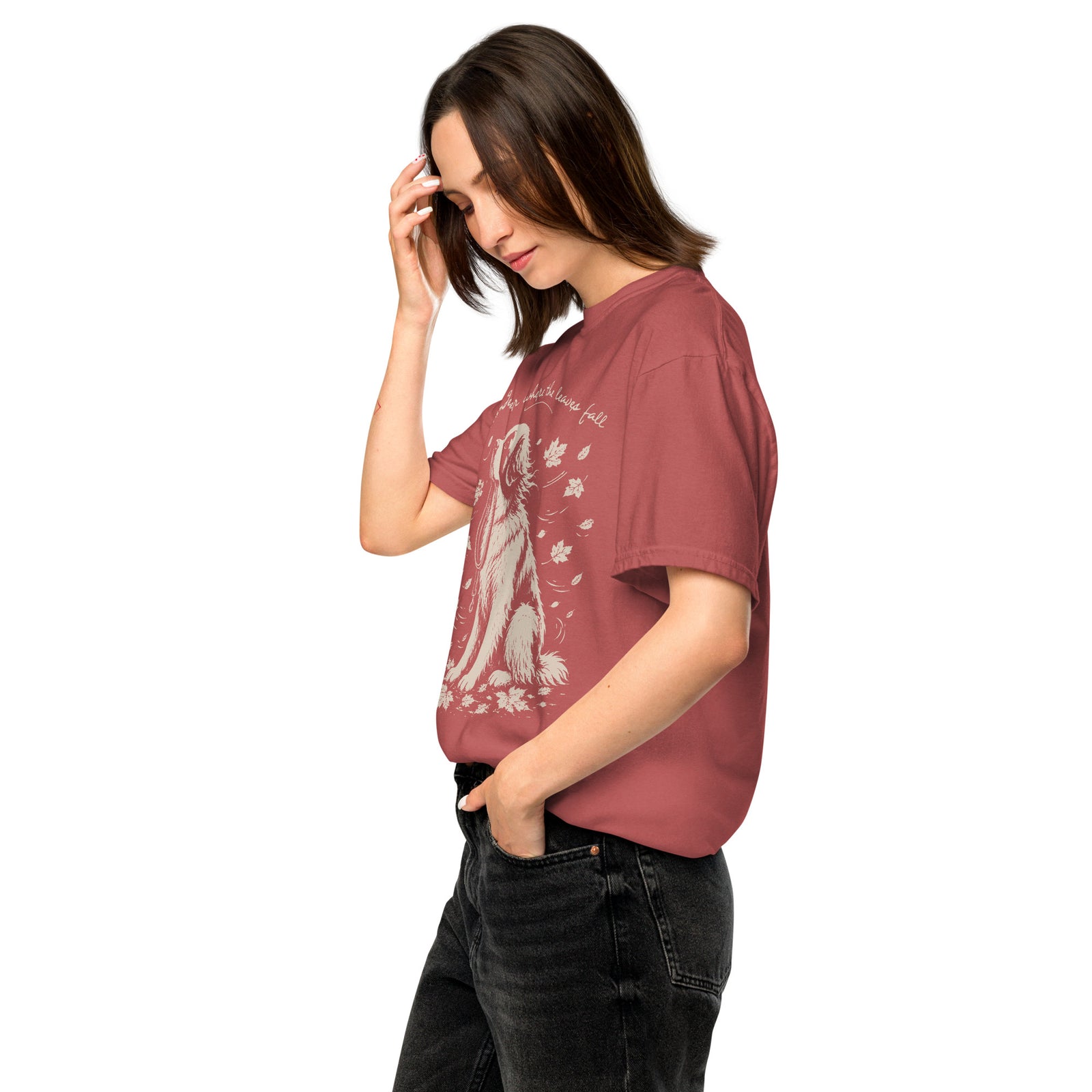 Wander Where the Leaves Fall Heavyweight T-shirt