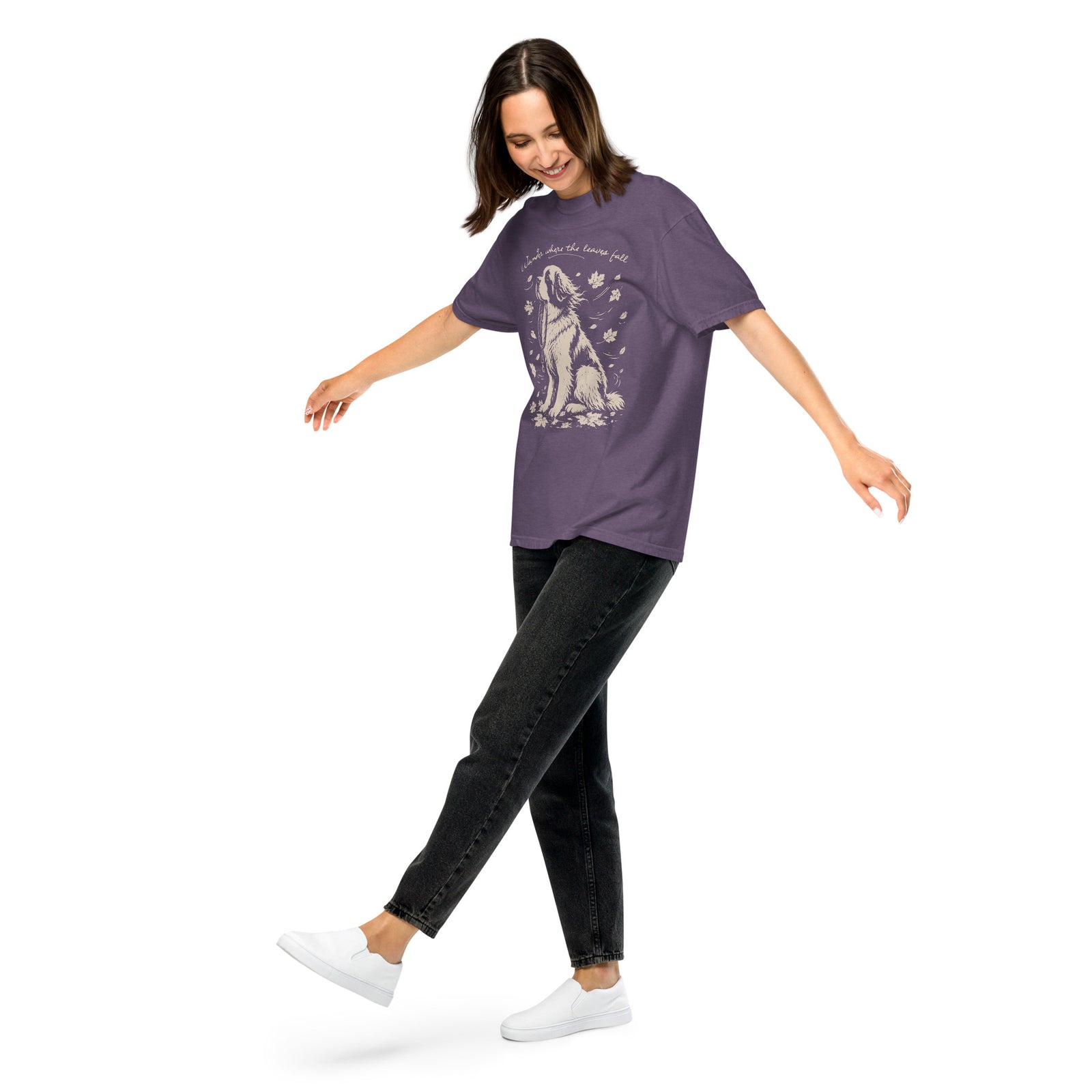 Wander Where the Leaves Fall Heavyweight T-shirt