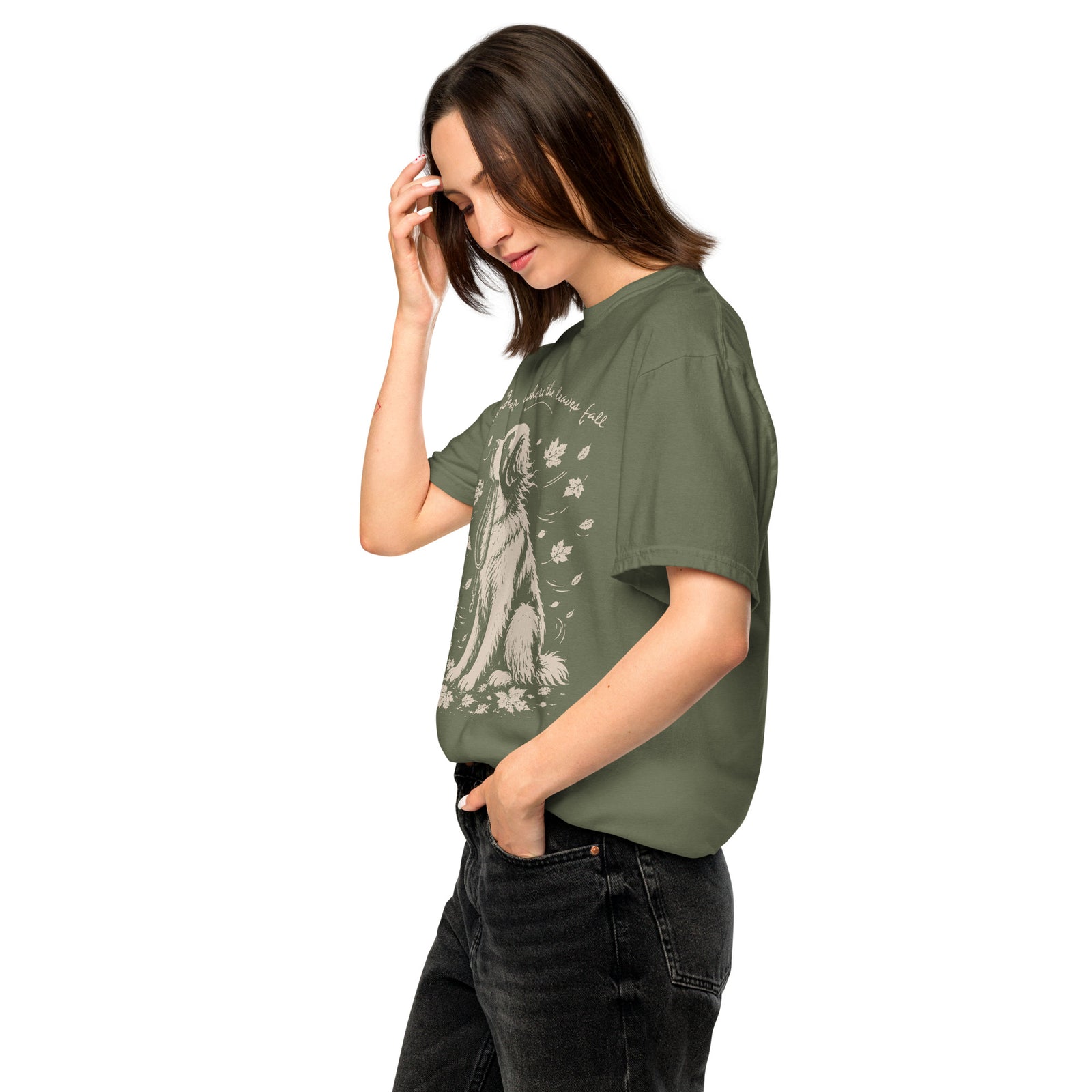 Wander Where the Leaves Fall Heavyweight T-shirt