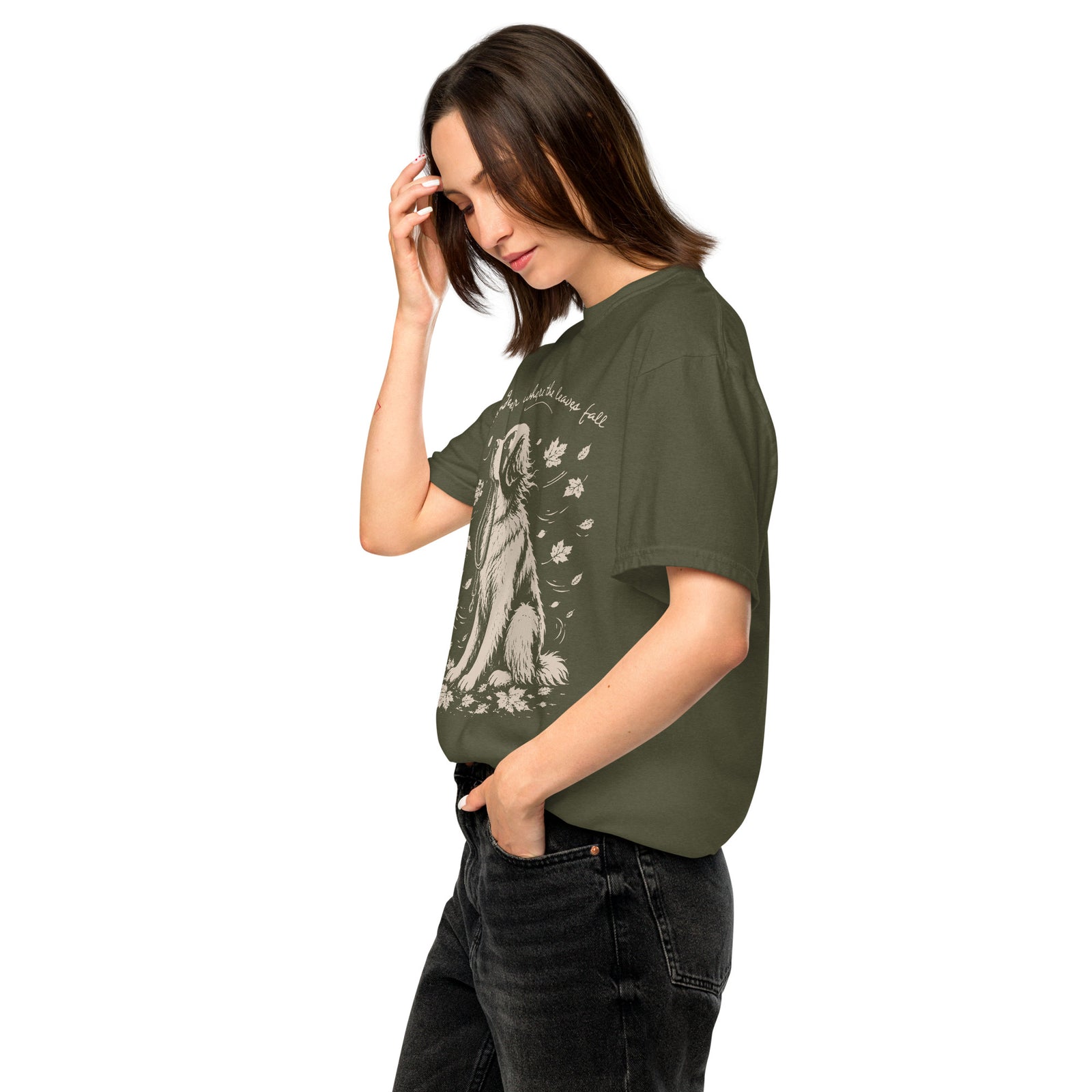 Wander Where the Leaves Fall Heavyweight T-shirt