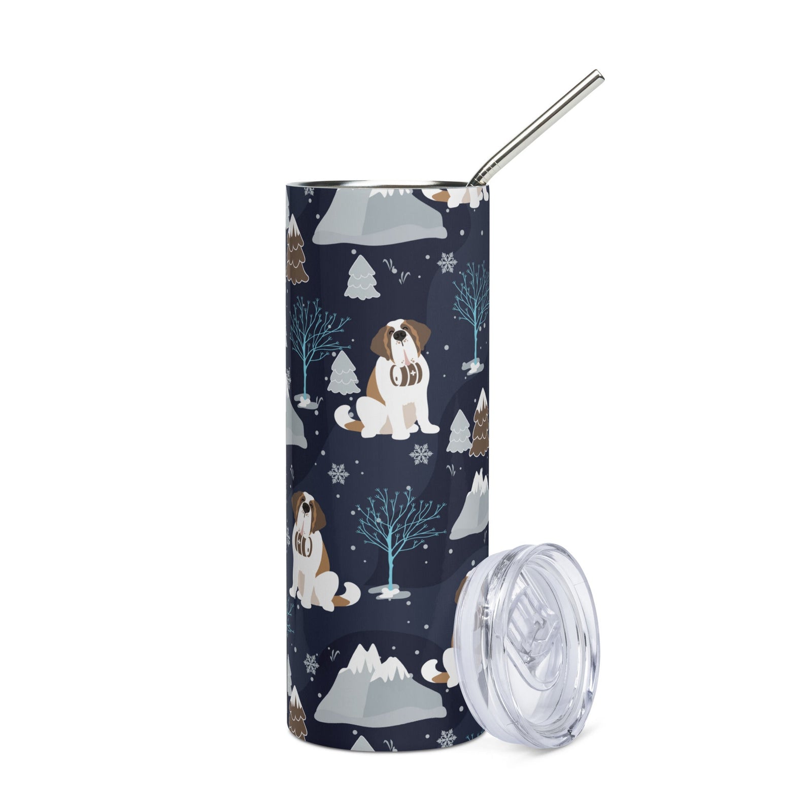 Alpine Chill Stainless Steel Tumbler + Straw - Lucy + Norman