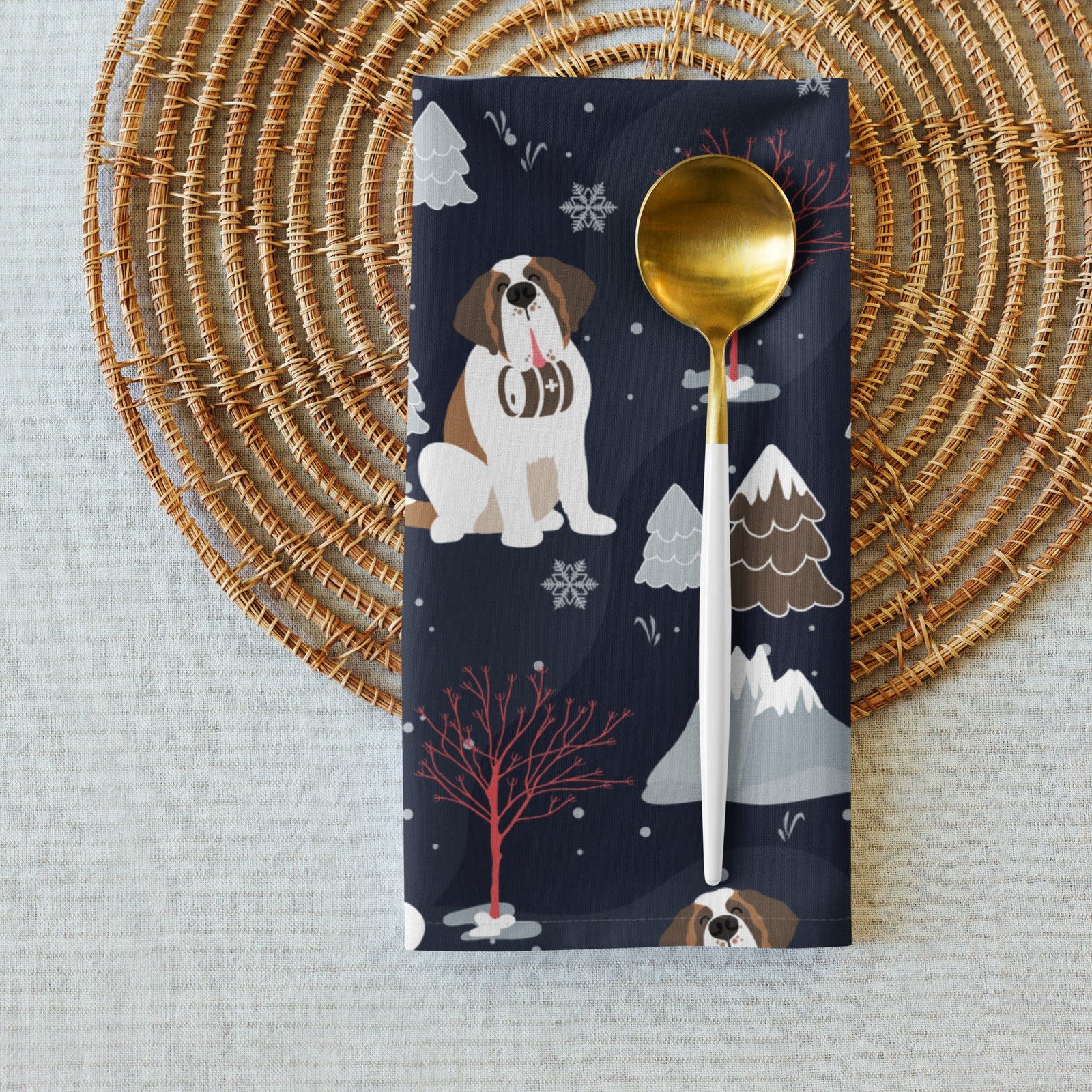 Alpine Night Cloth Napkin Set - Lucy + Norman