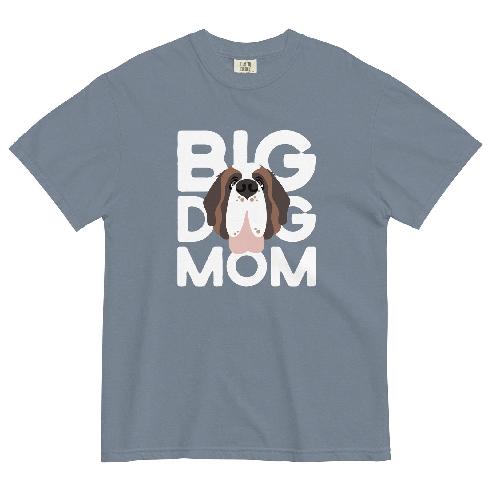 Big Dog Mom Comfort Colors Heavyweight T-Shirt - Light Colors - Lucy + Norman