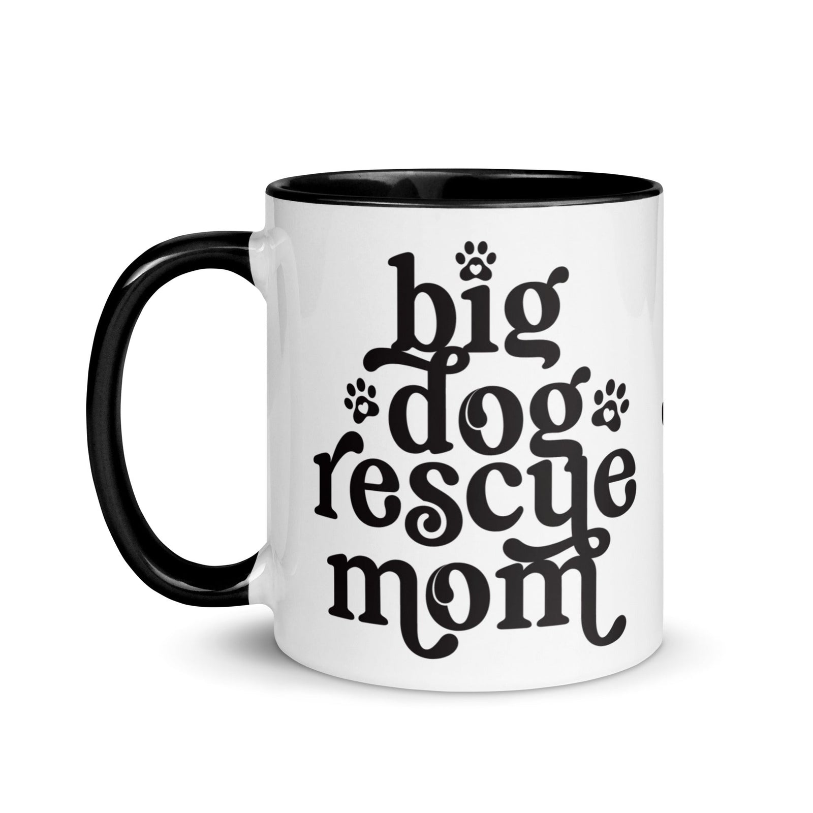 Big Dog Rescue Mom Mug with Color Inside - Lucy + Norman