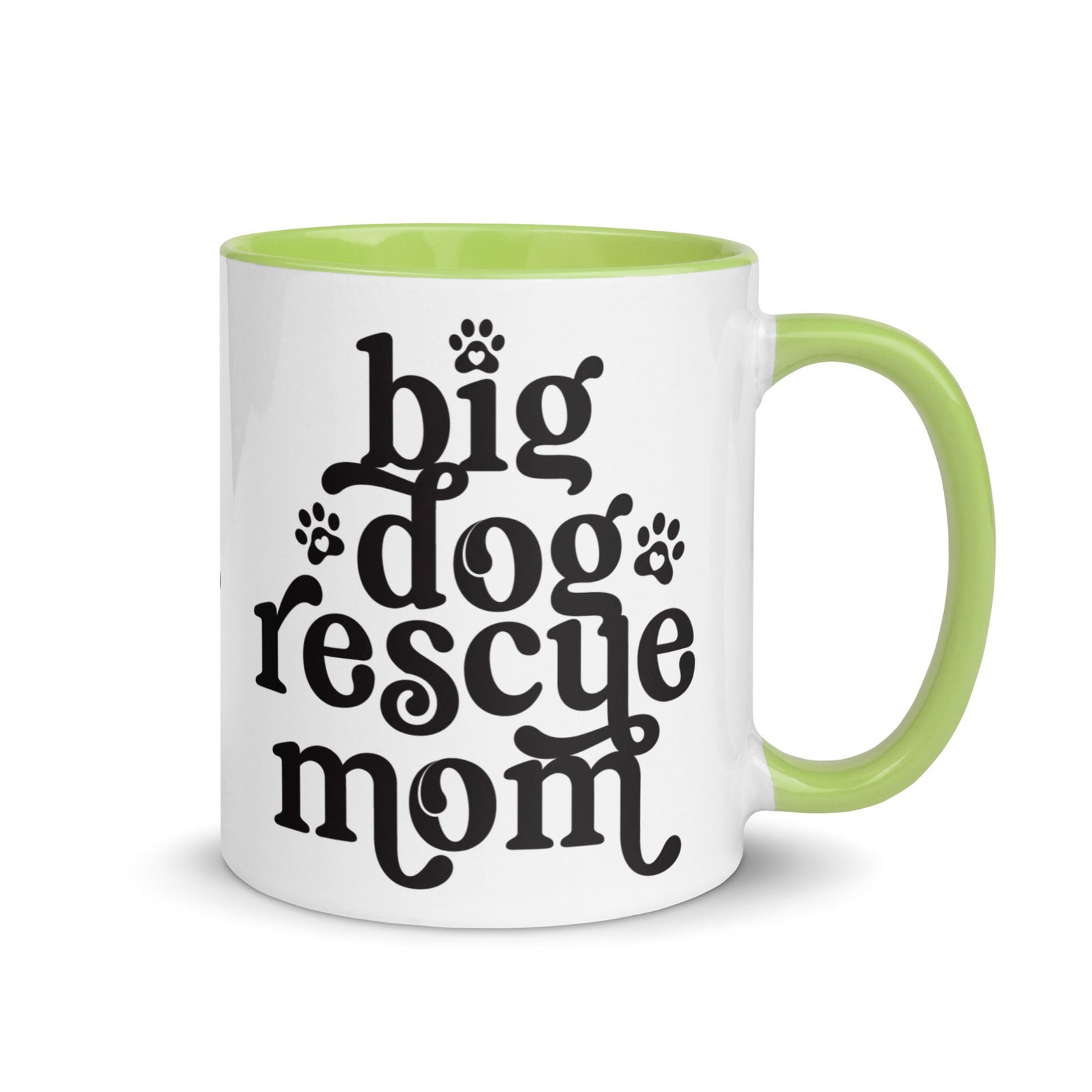 Big Dog Rescue Mom Mug with Color Inside - Lucy + Norman