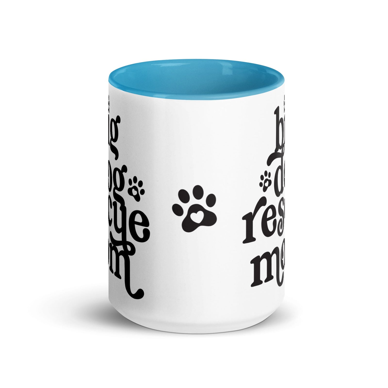 Big Dog Rescue Mom Mug with Color Inside - Lucy + Norman