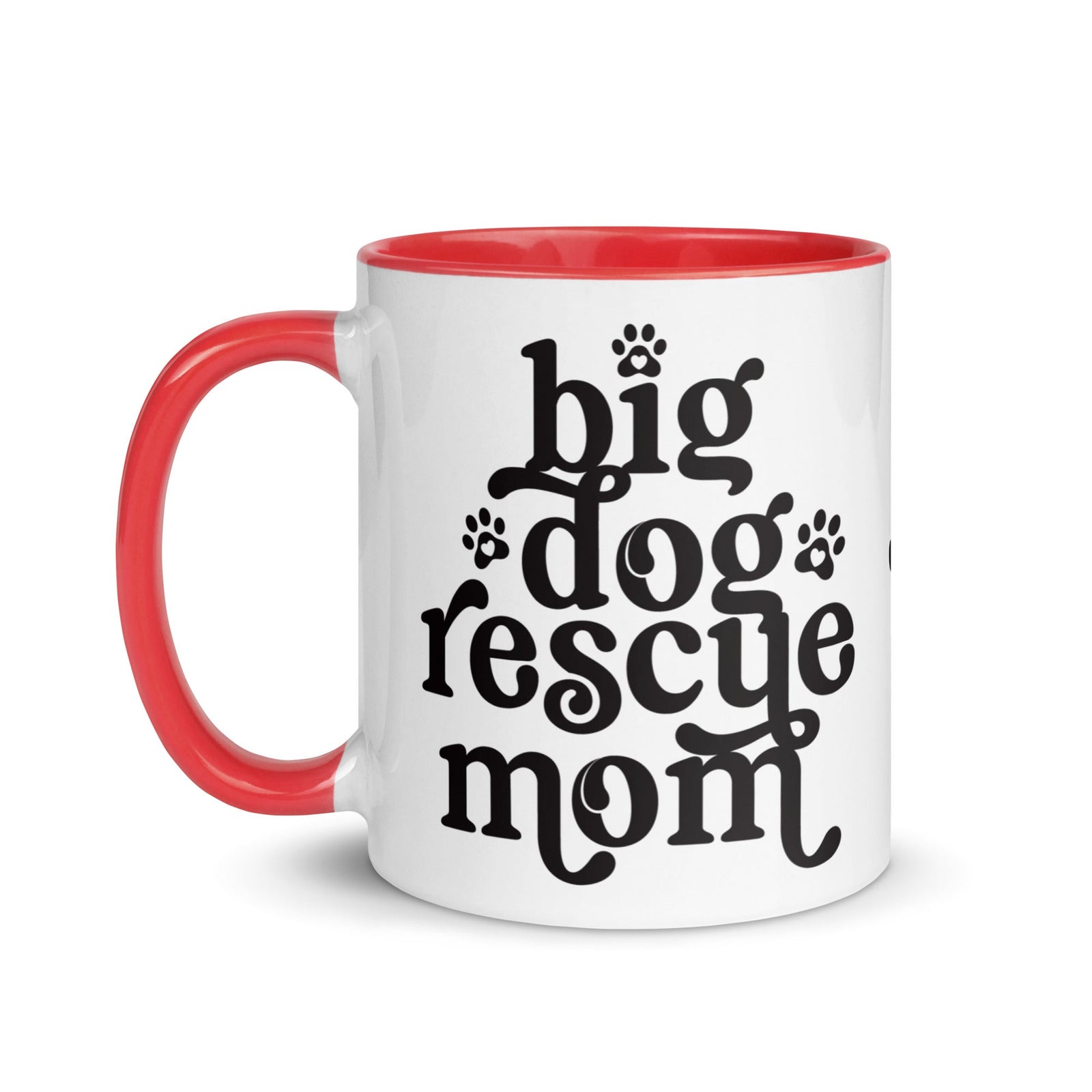 Big Dog Rescue Mom Mug with Color Inside - Lucy + Norman